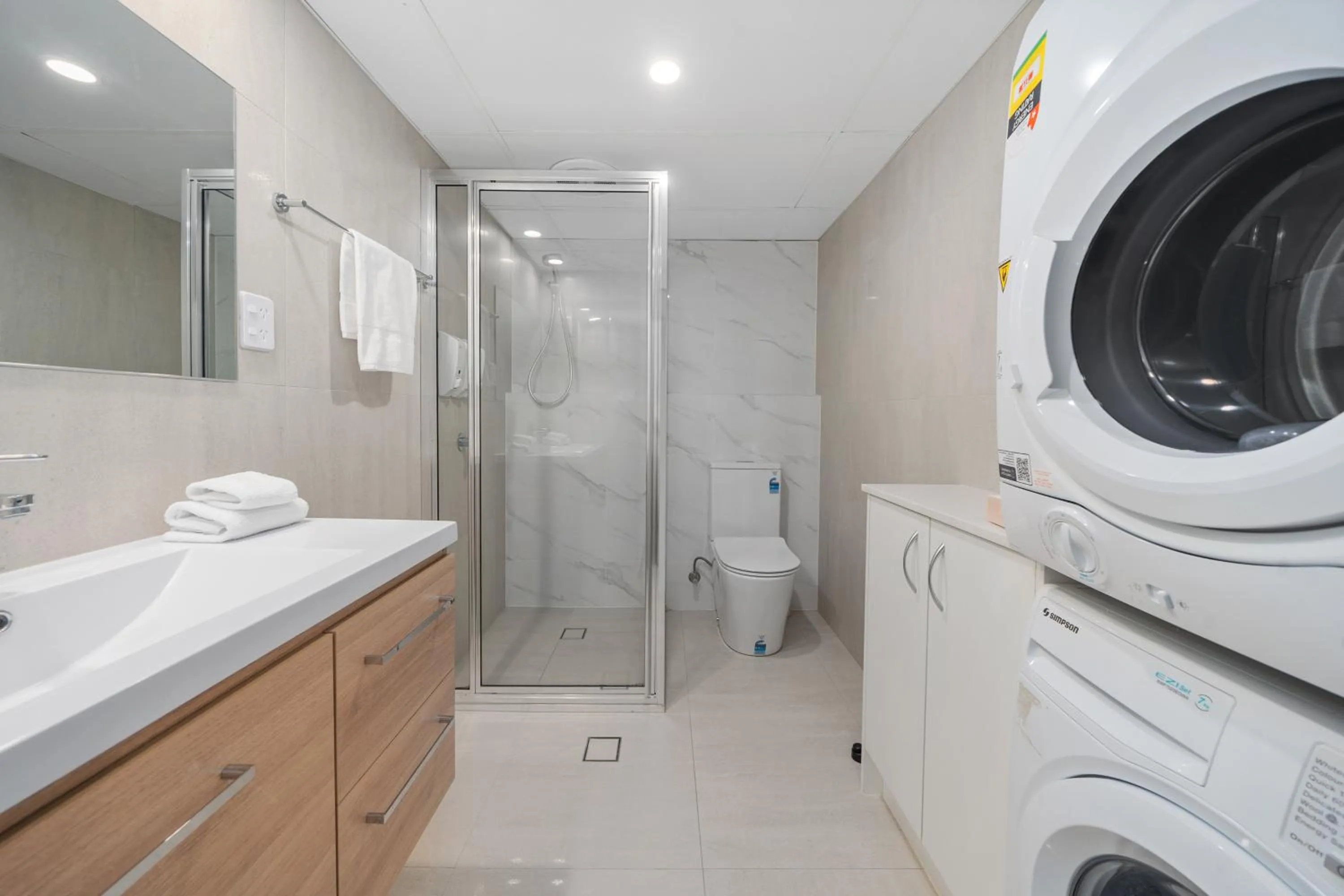 Shower in Manuka Park Serviced Apartments