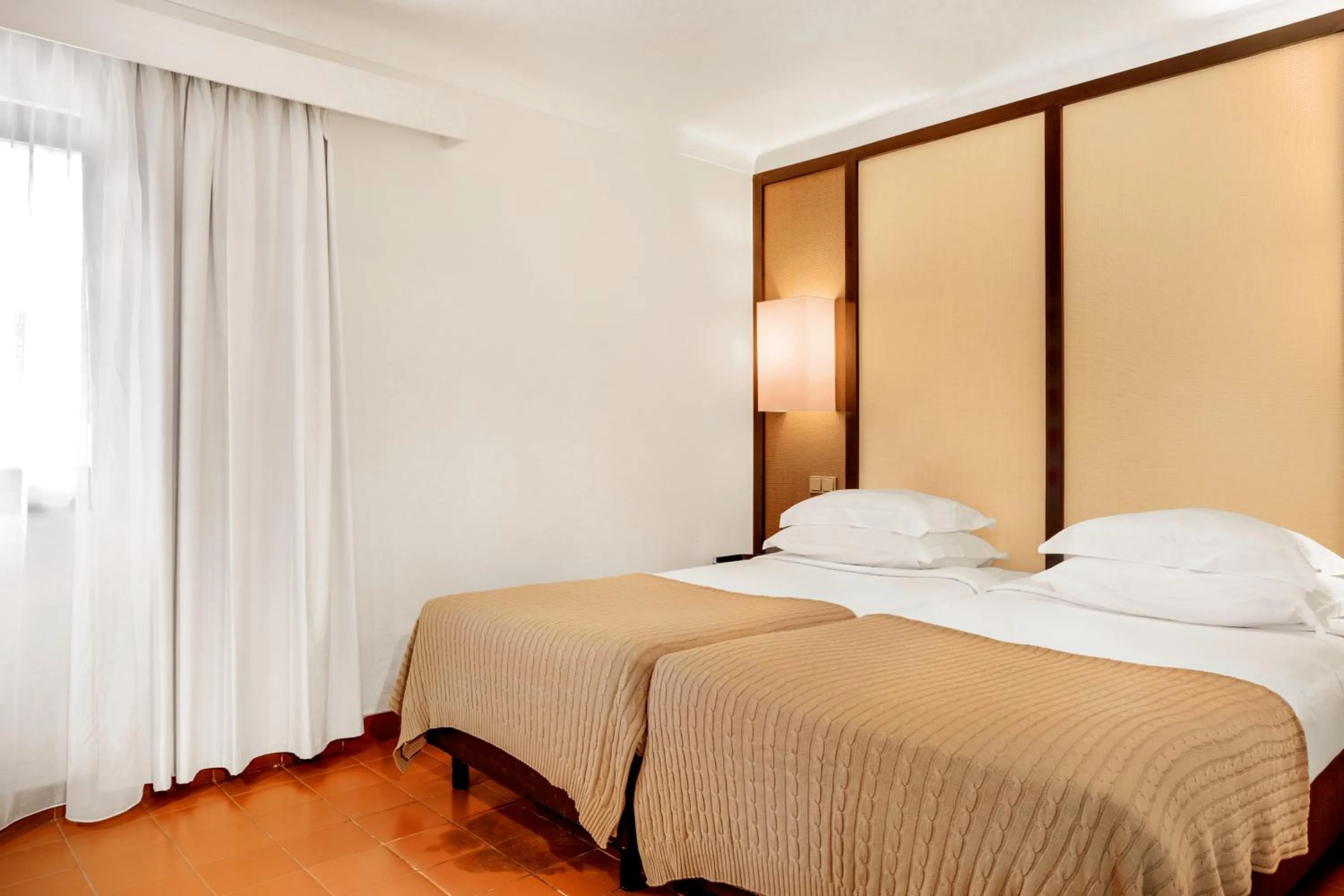 Bed in Pousada Forte da Horta