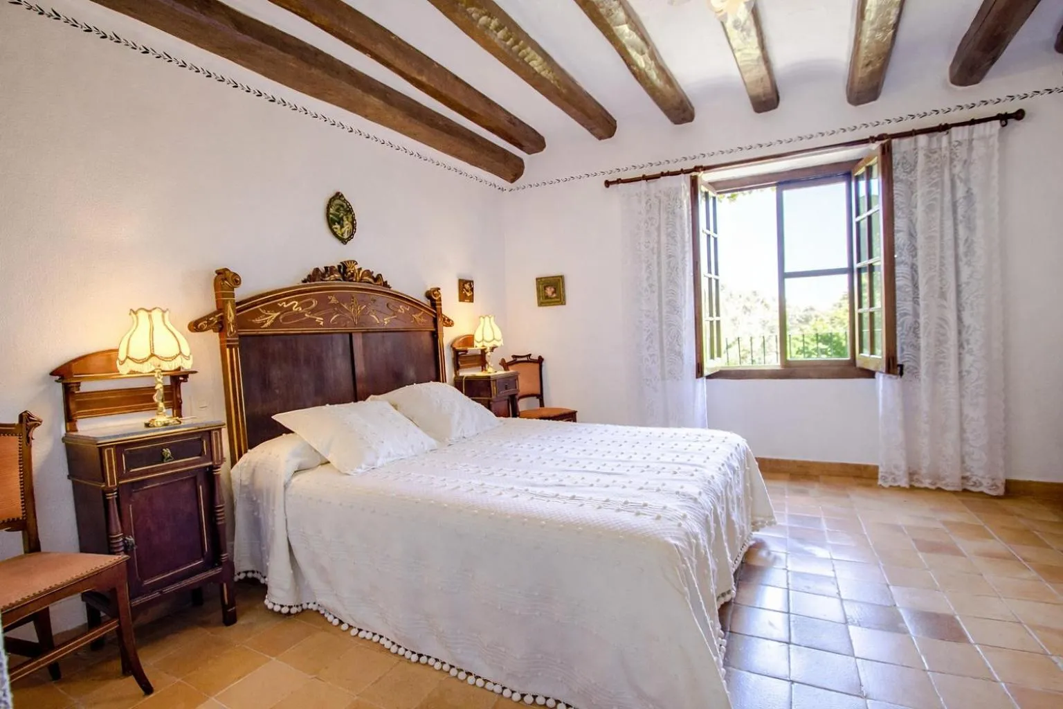 Bed in Catalunya Casas Unique sanctuary with extra large pool!