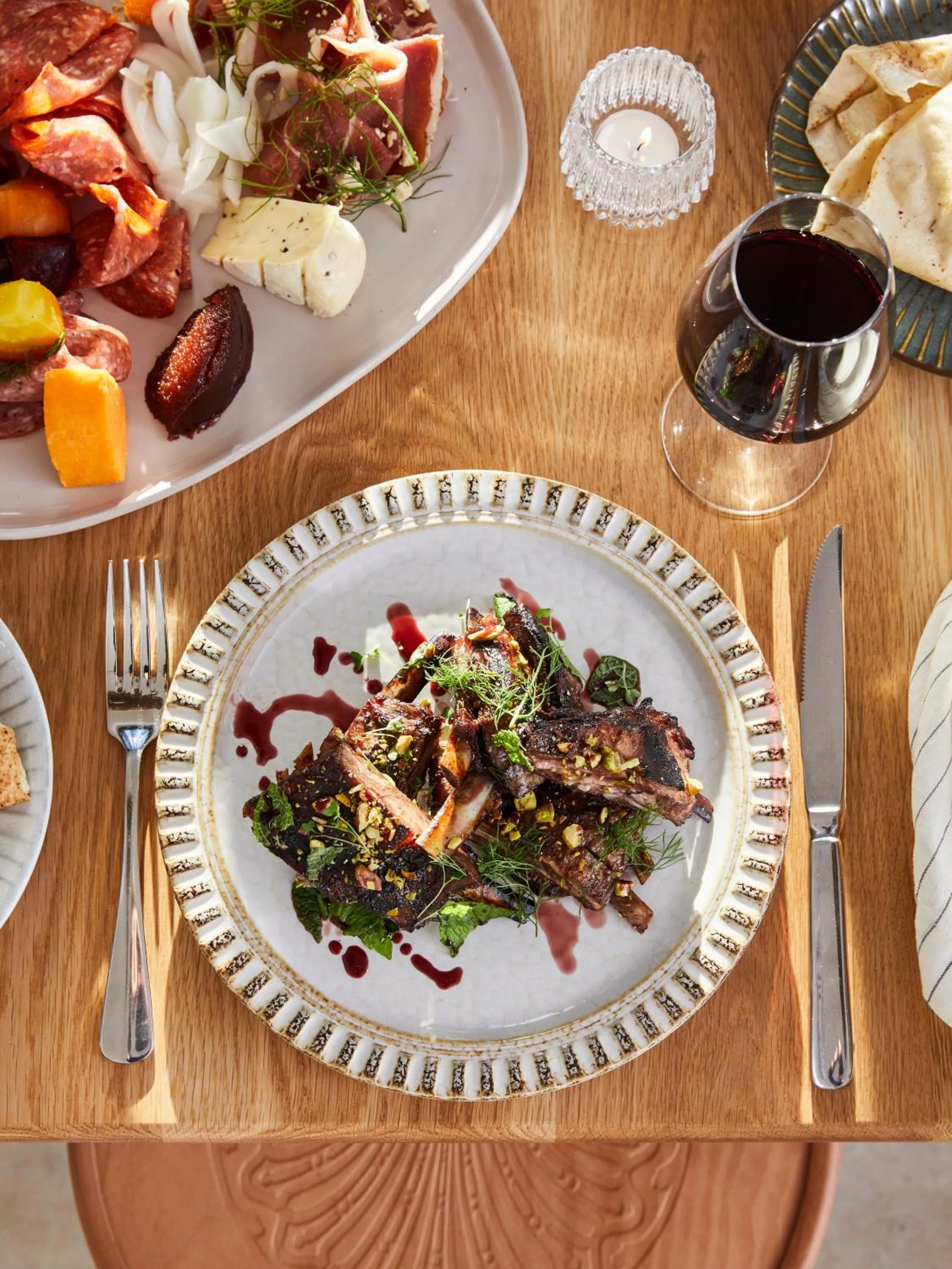 Food close-up in The Clairfield Hotel