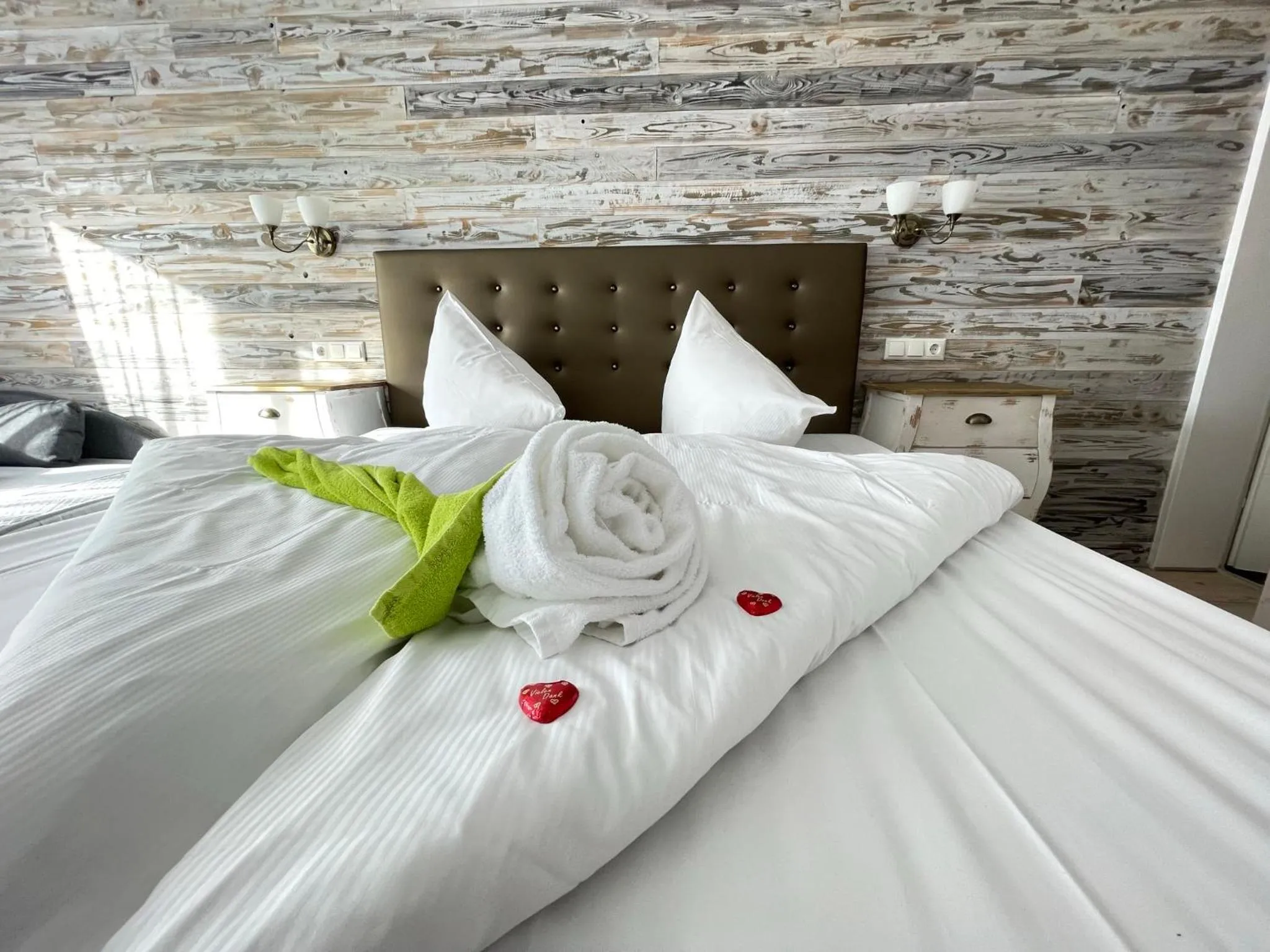 Bed in Hotel Diana Garni