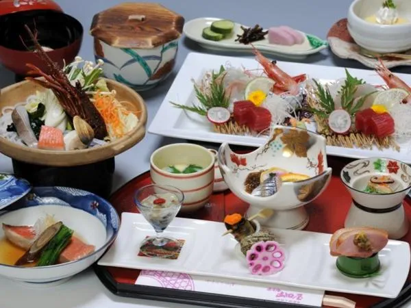 Dinner in Hotel Yamadaya