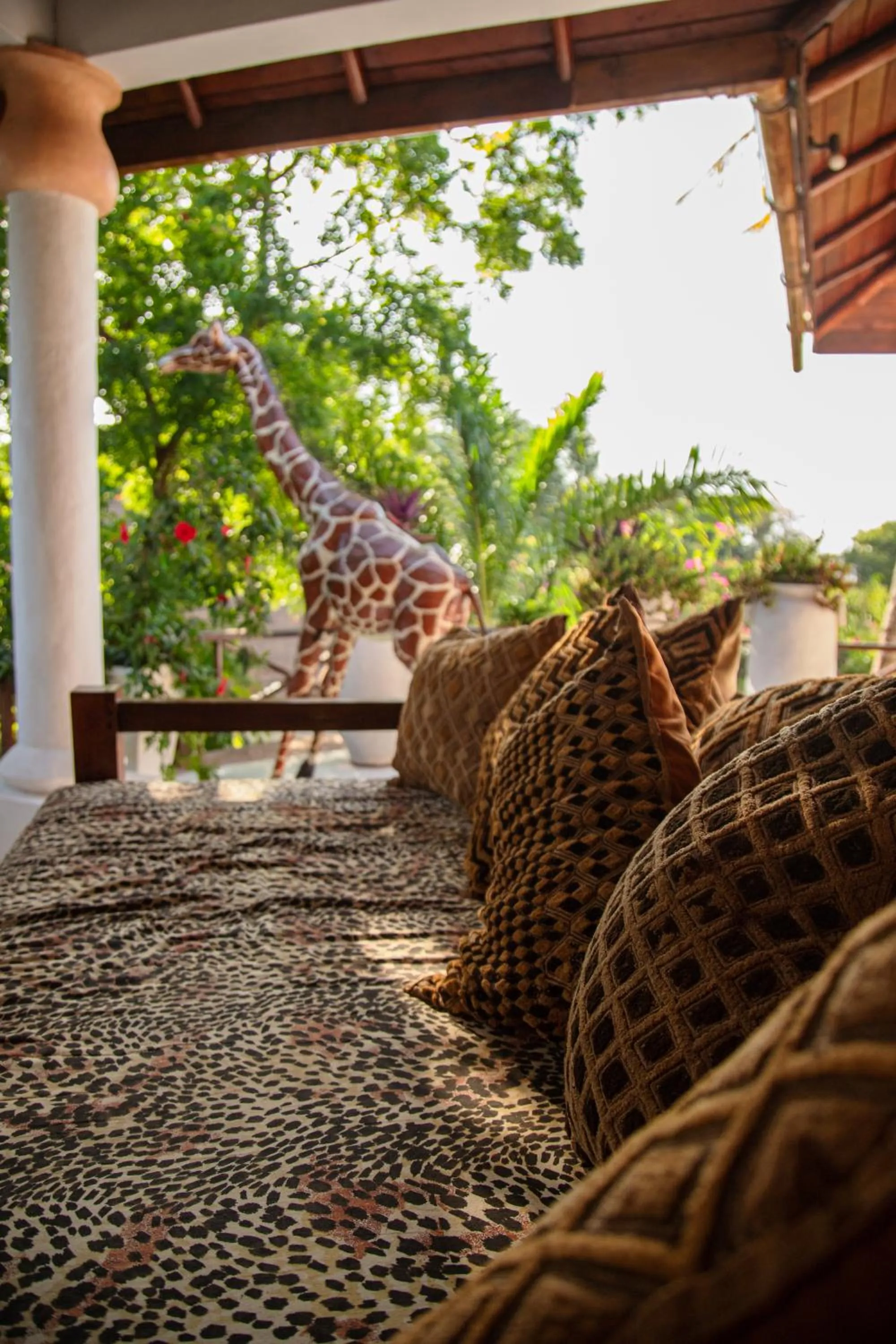 Decorative detail in African House Resort