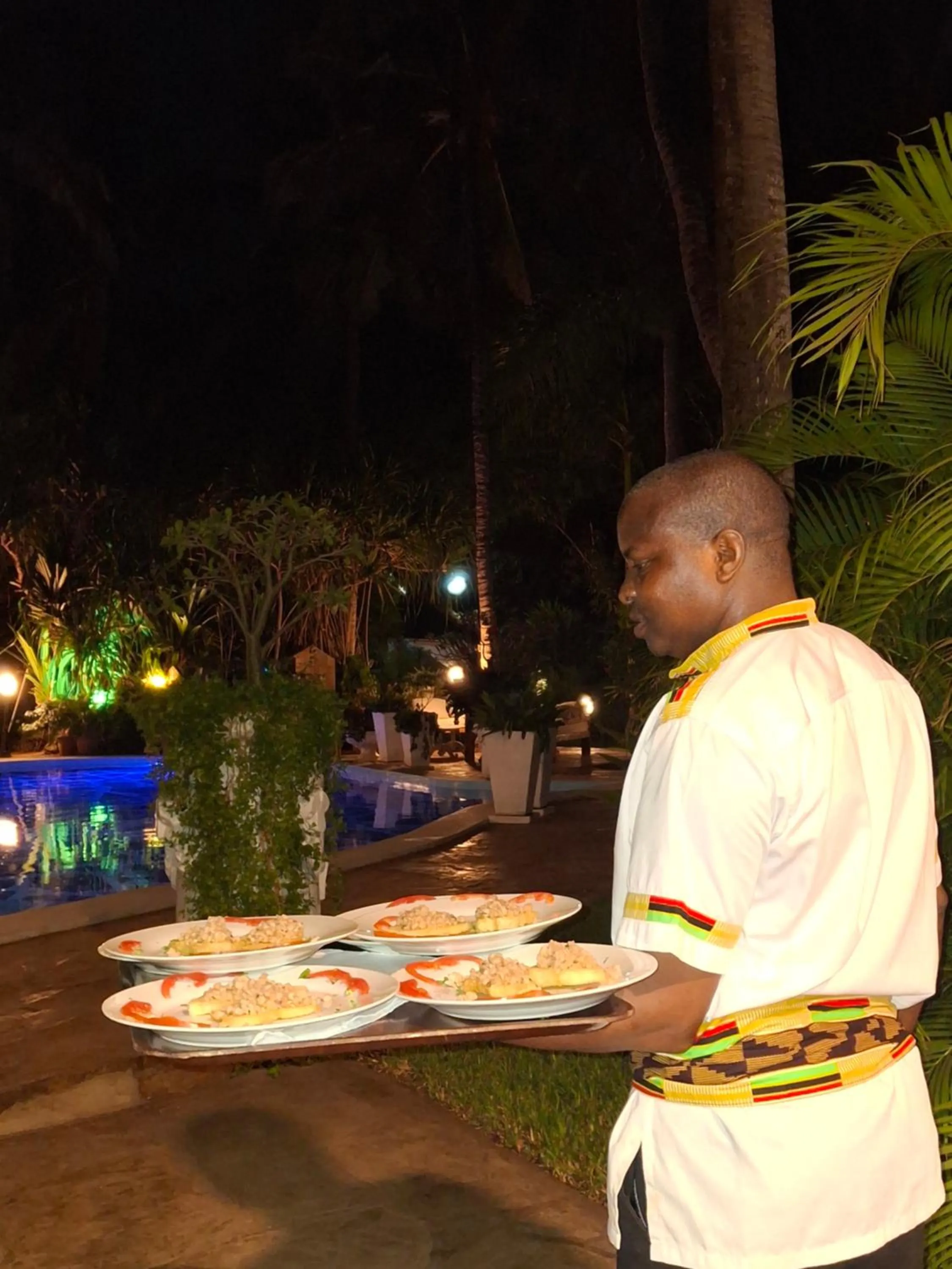 Food and drinks in African House Resort