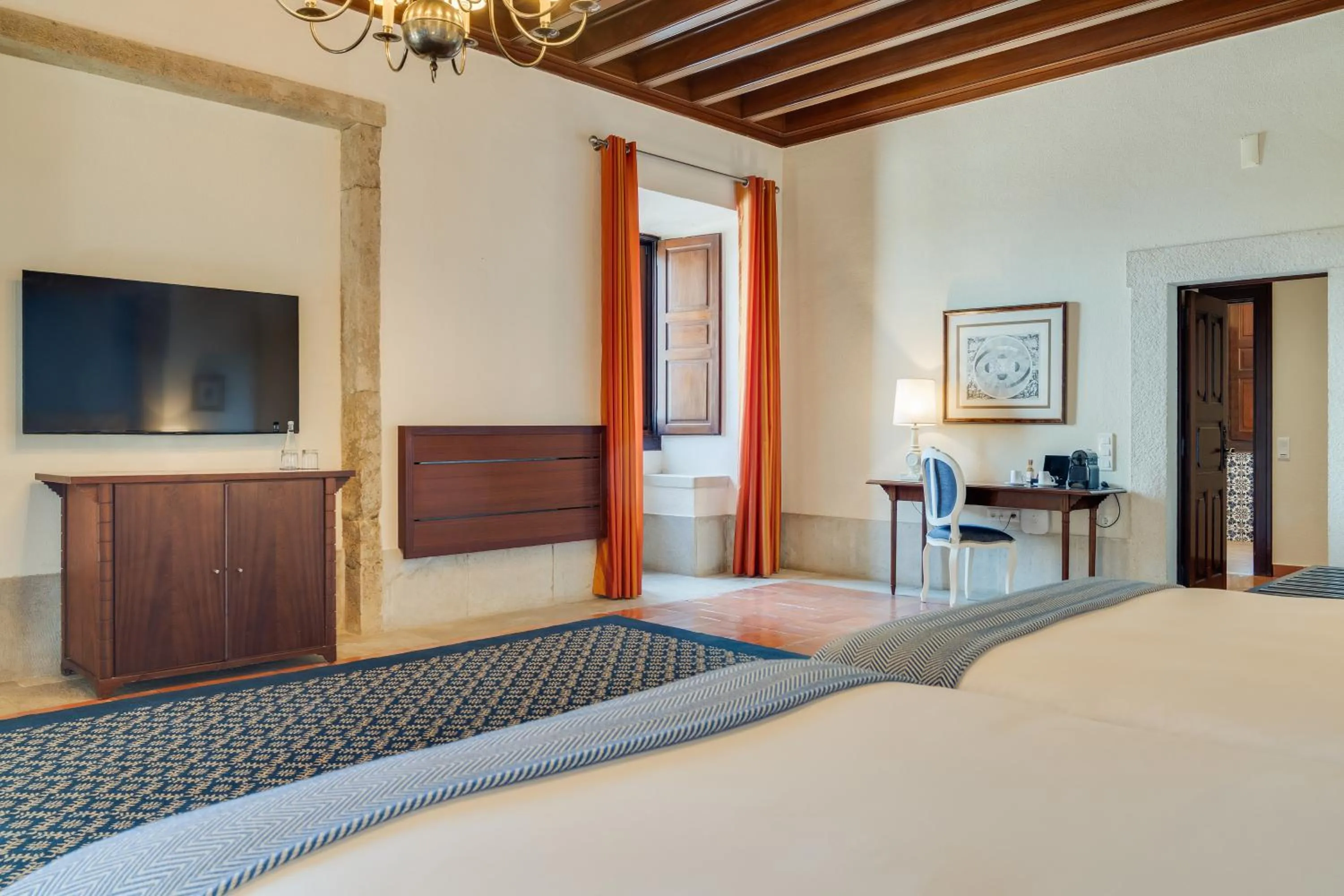 Bed in Pousada Castelo de Palmela