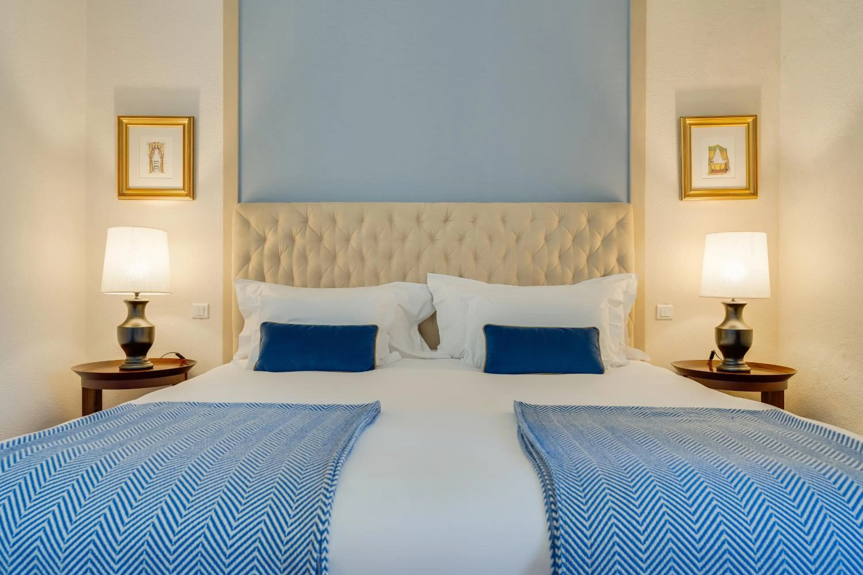 Bed in Pousada Castelo de Palmela