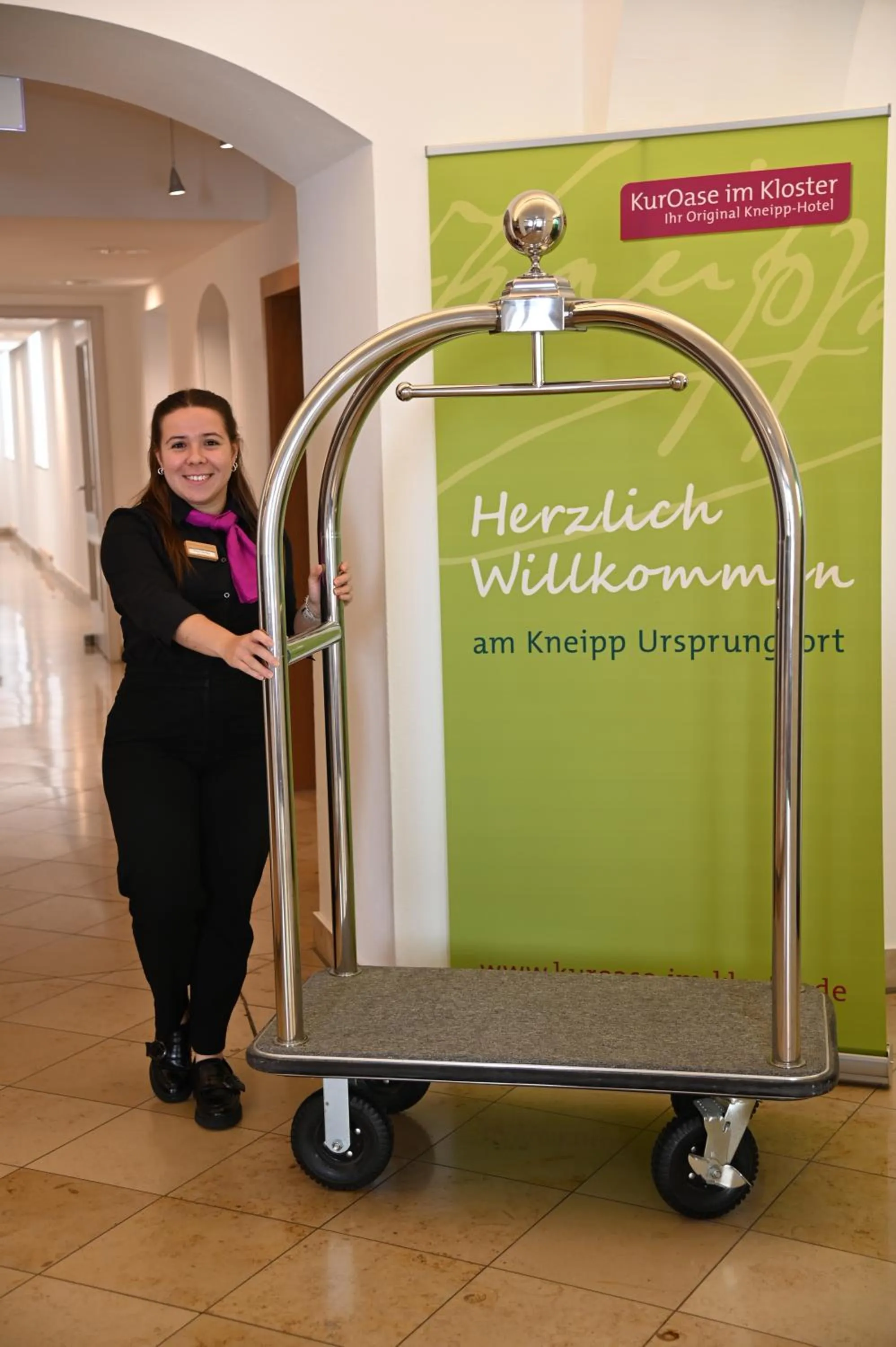 Lobby or reception in KurOase im Kloster