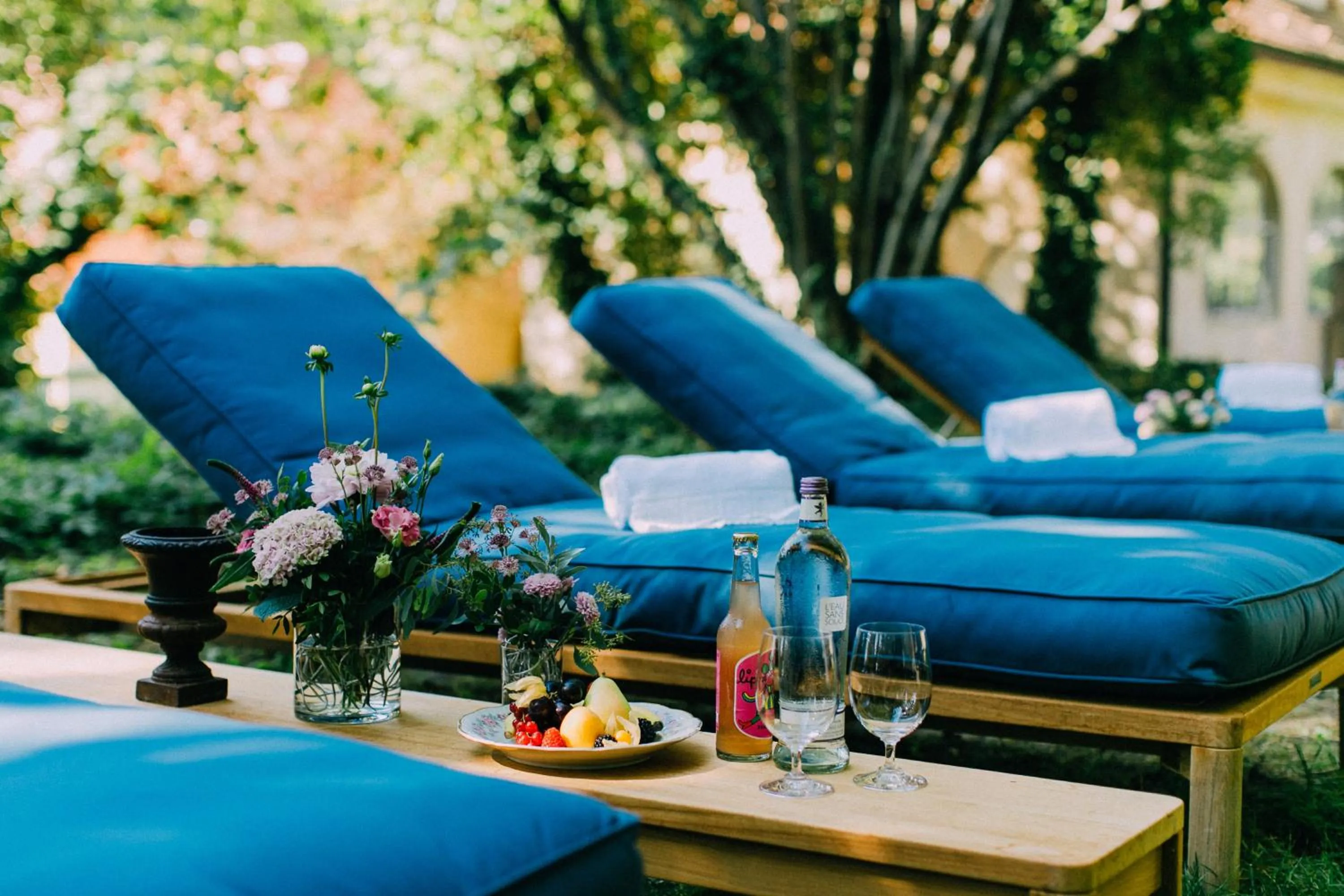 Garden in Villa Sorgenfrei und Restaurant Atelier Sanssouci