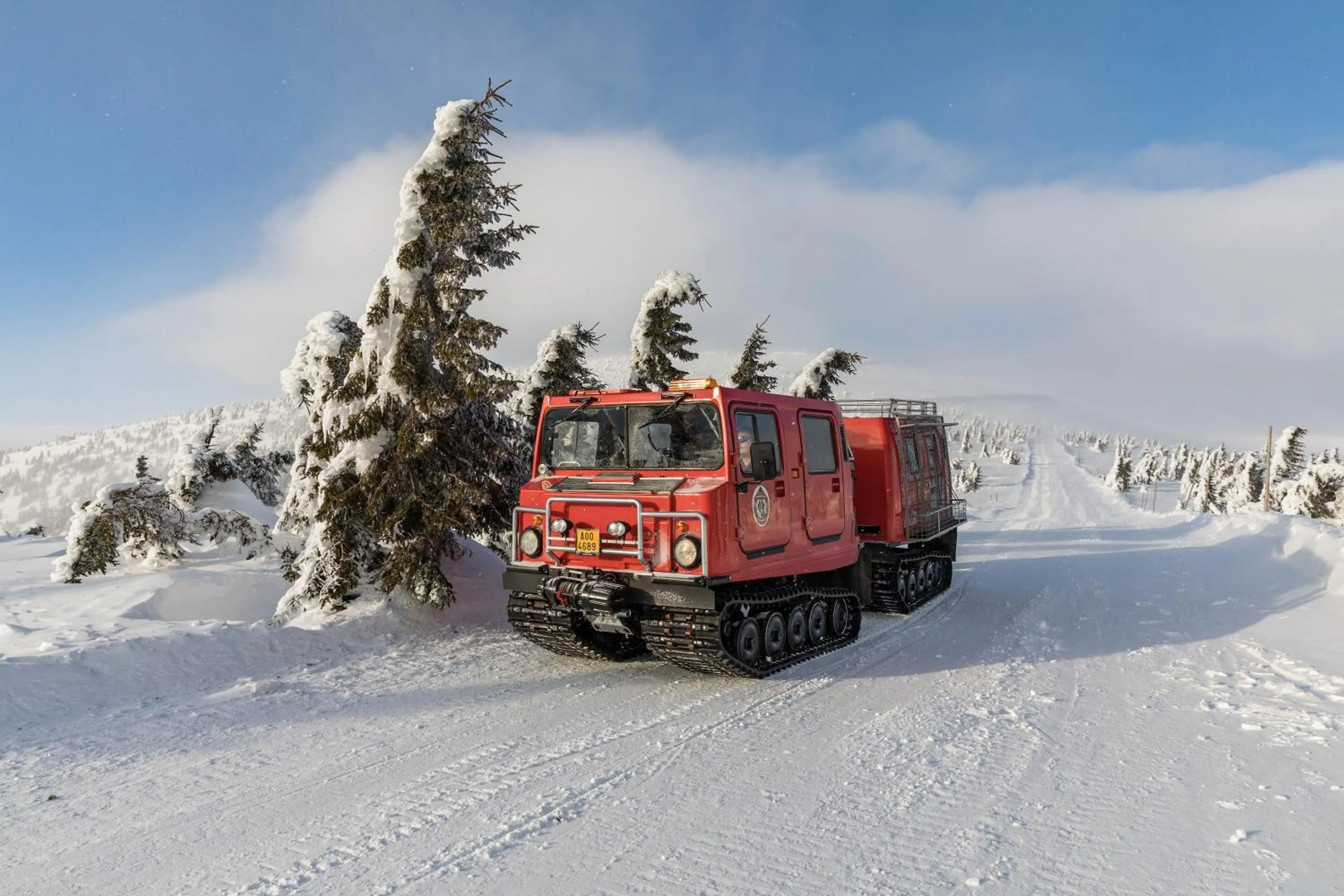 Winter in Luční bouda