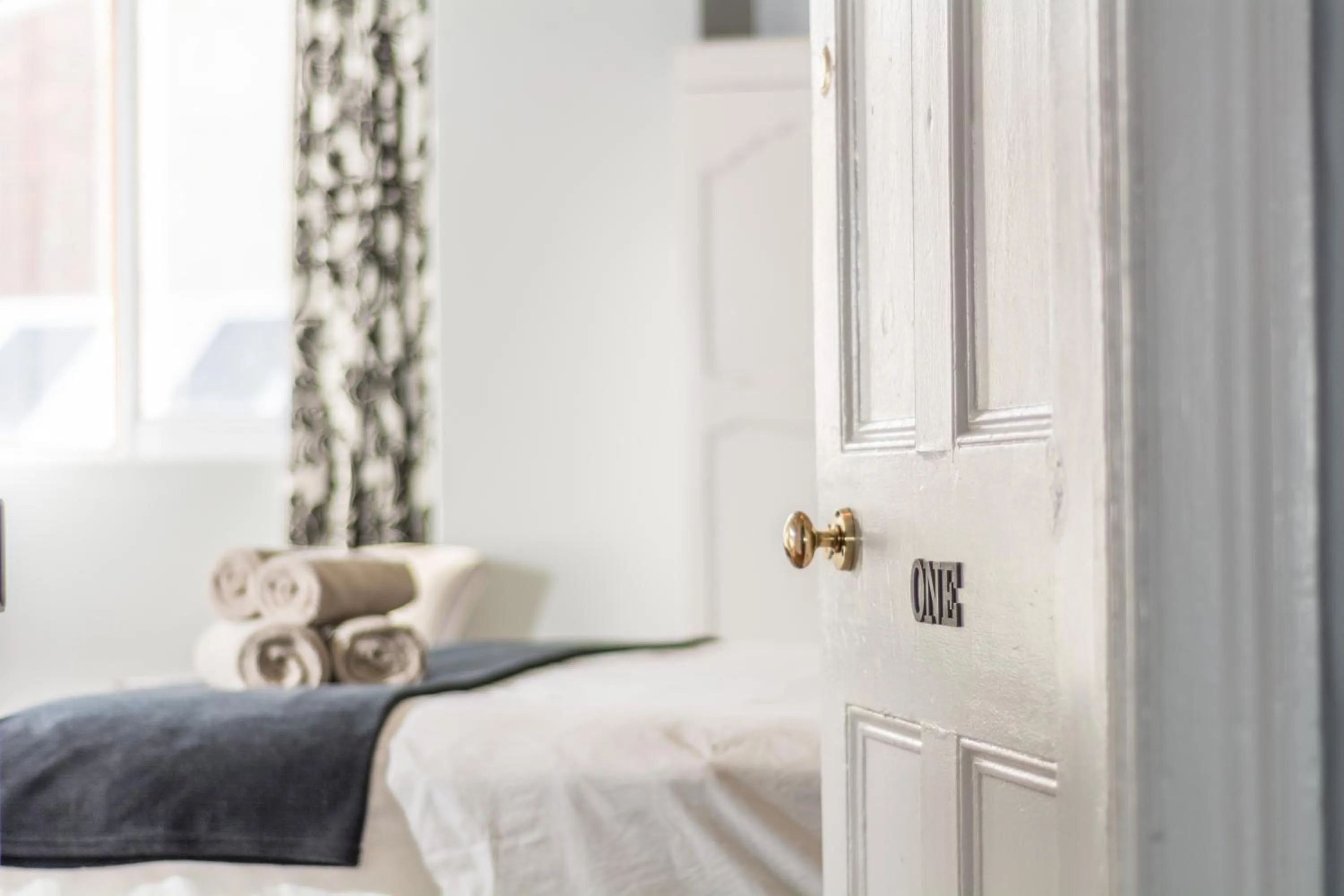 Decorative detail, Bed in Bartholomew's Loft