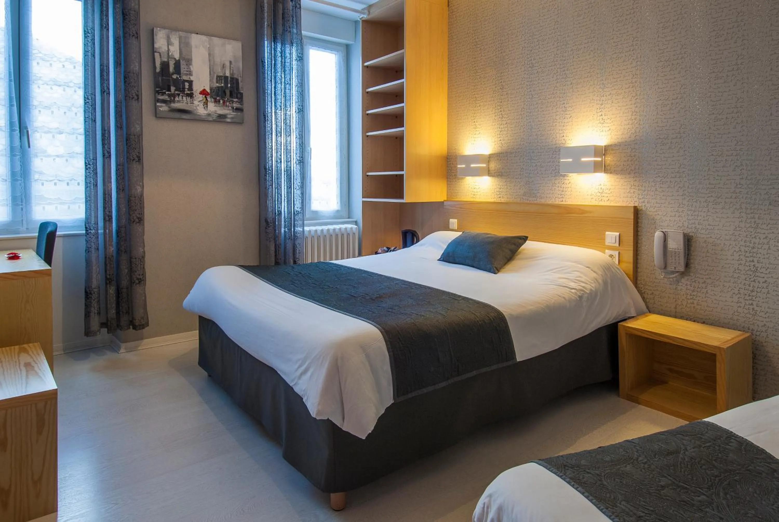 Photo of the whole room, Bed in Logis Hôtel Restaurant Cazes Arazat