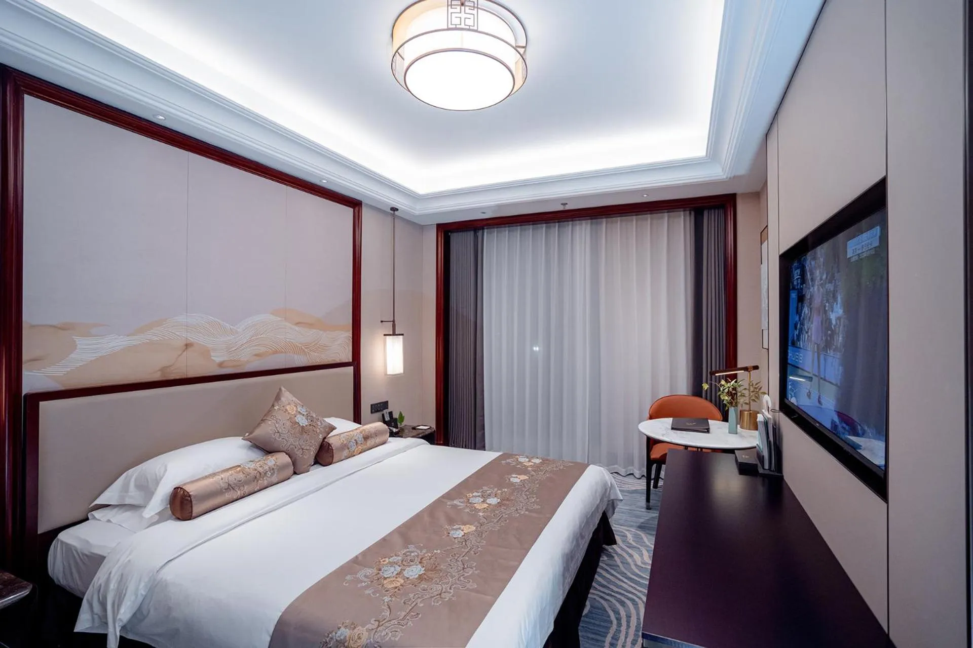 Bed in Yancheng Shuicheng Hotel