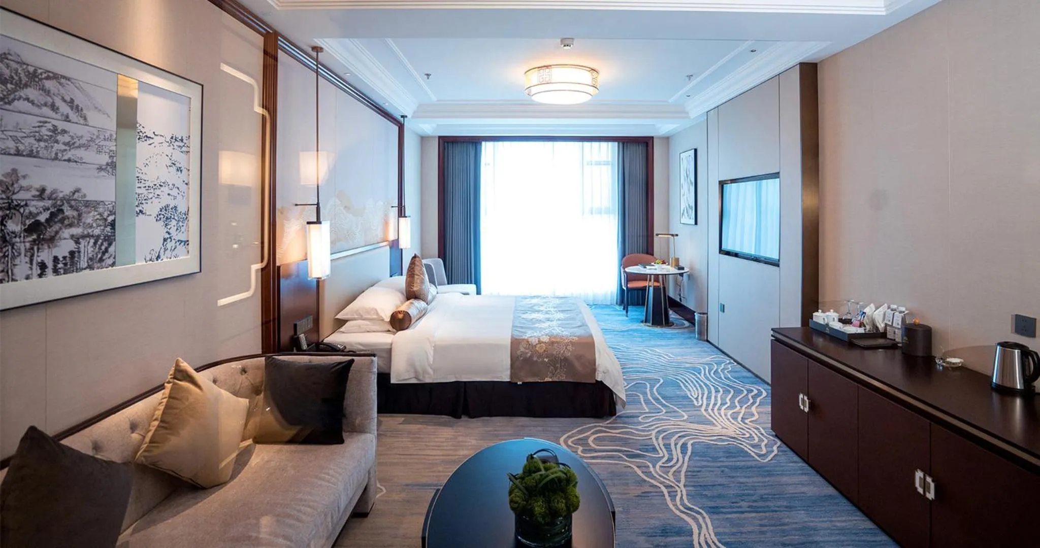 Photo of the whole room, Bed in Yancheng Shuicheng Hotel