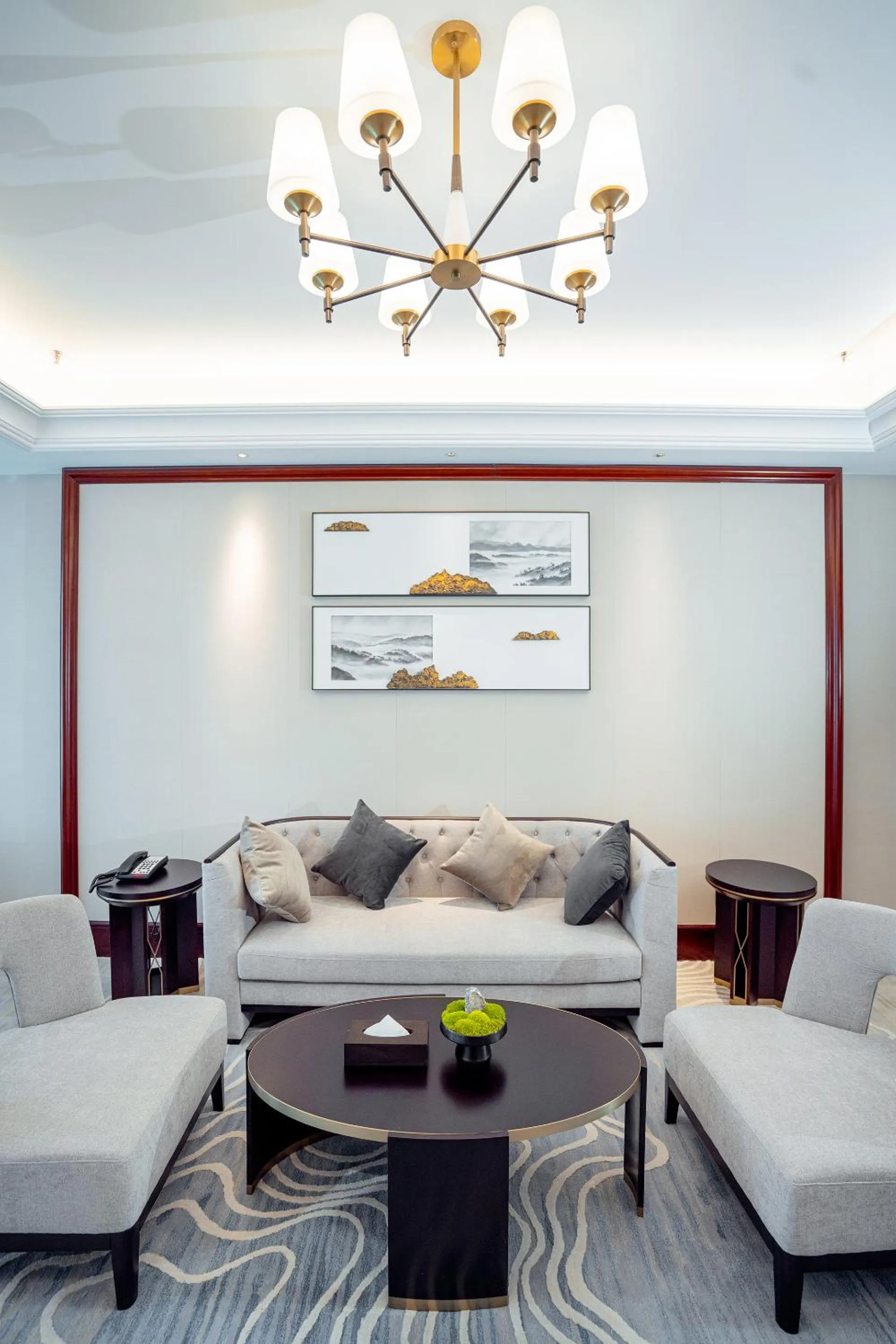 Seating area in Yancheng Shuicheng Hotel