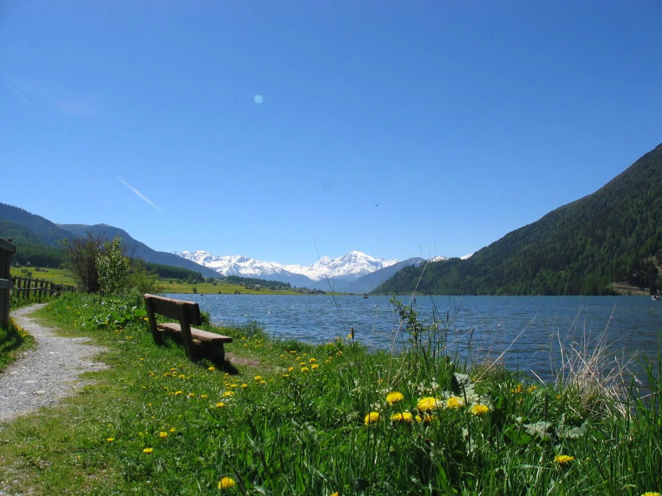 Lake view in Vital Hotel Ortlerspitz