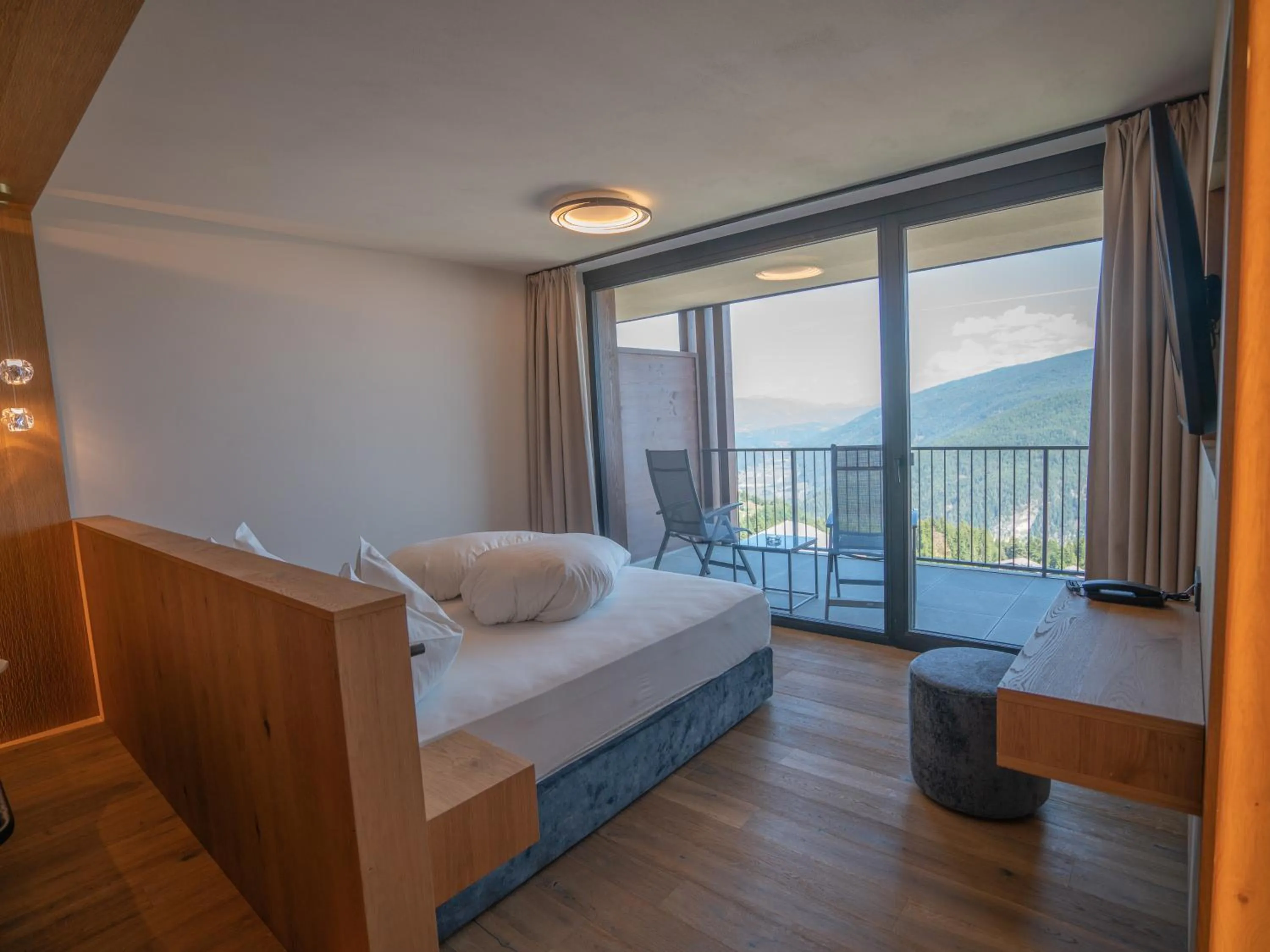 Natural landscape, Bed in Hotel Purvita by Oberlechner