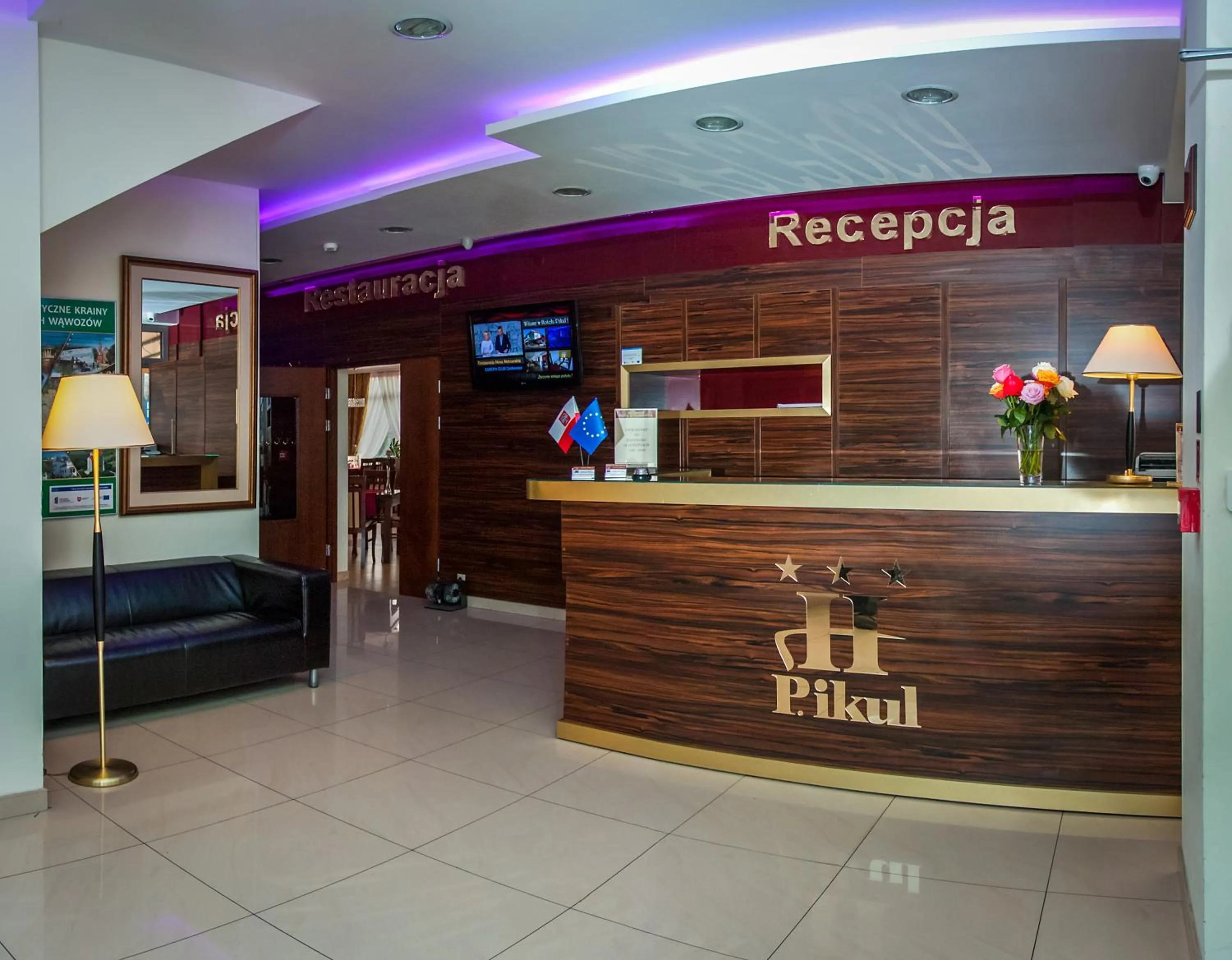 Lobby or reception in Hotel Pikul