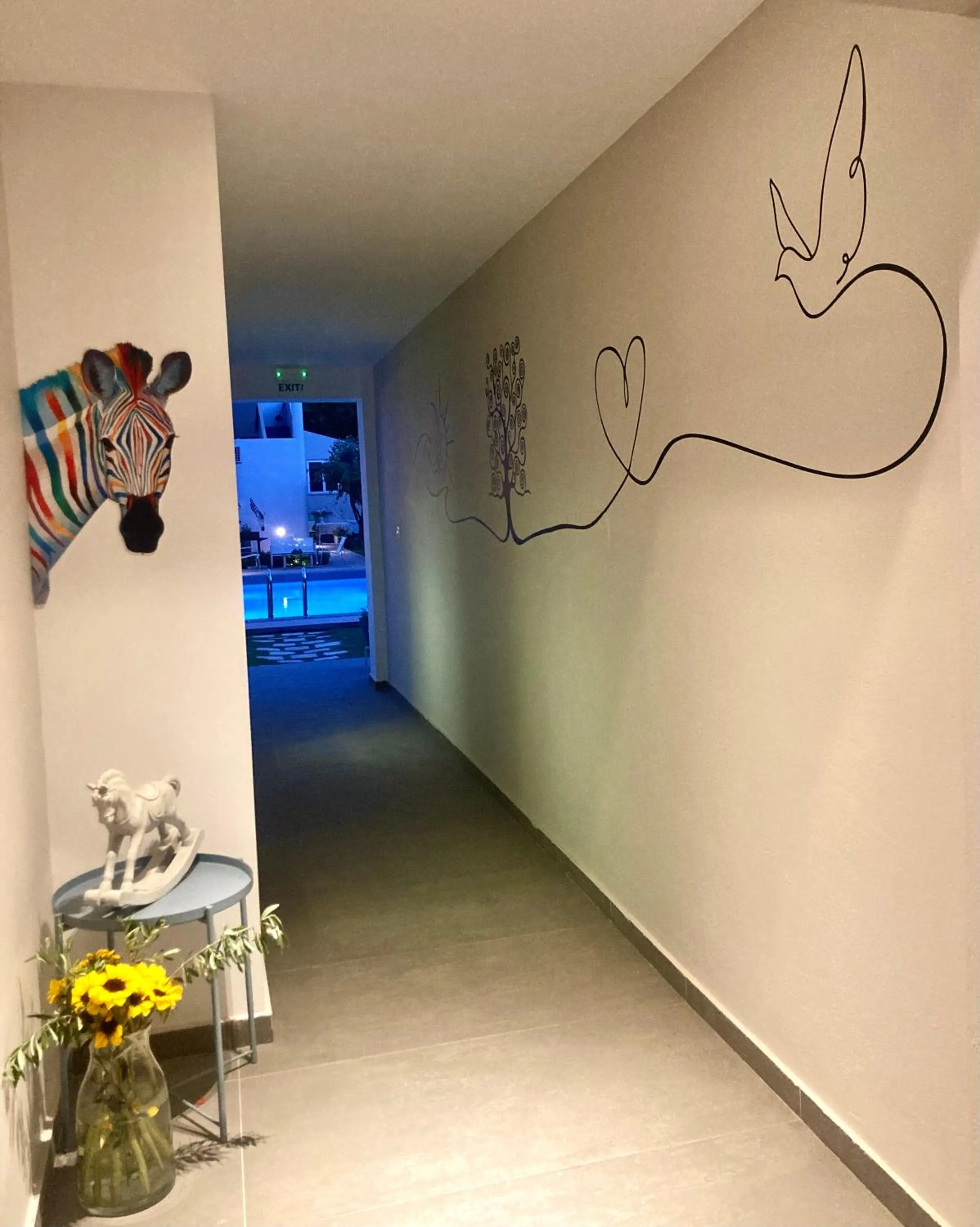 Decorative detail in Tree of Life Art Hotel