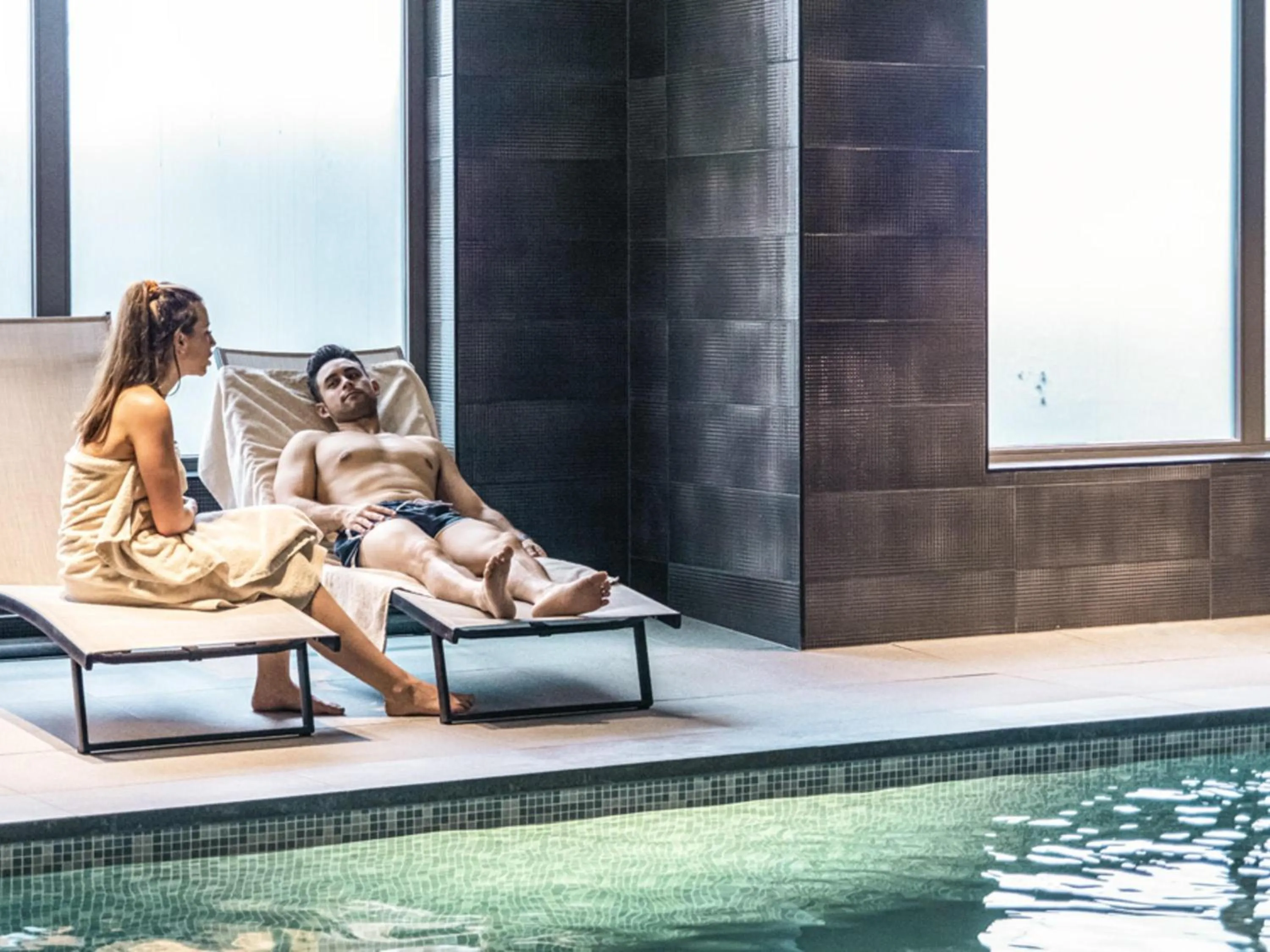 Pool view in ibis Styles Zeebrugge