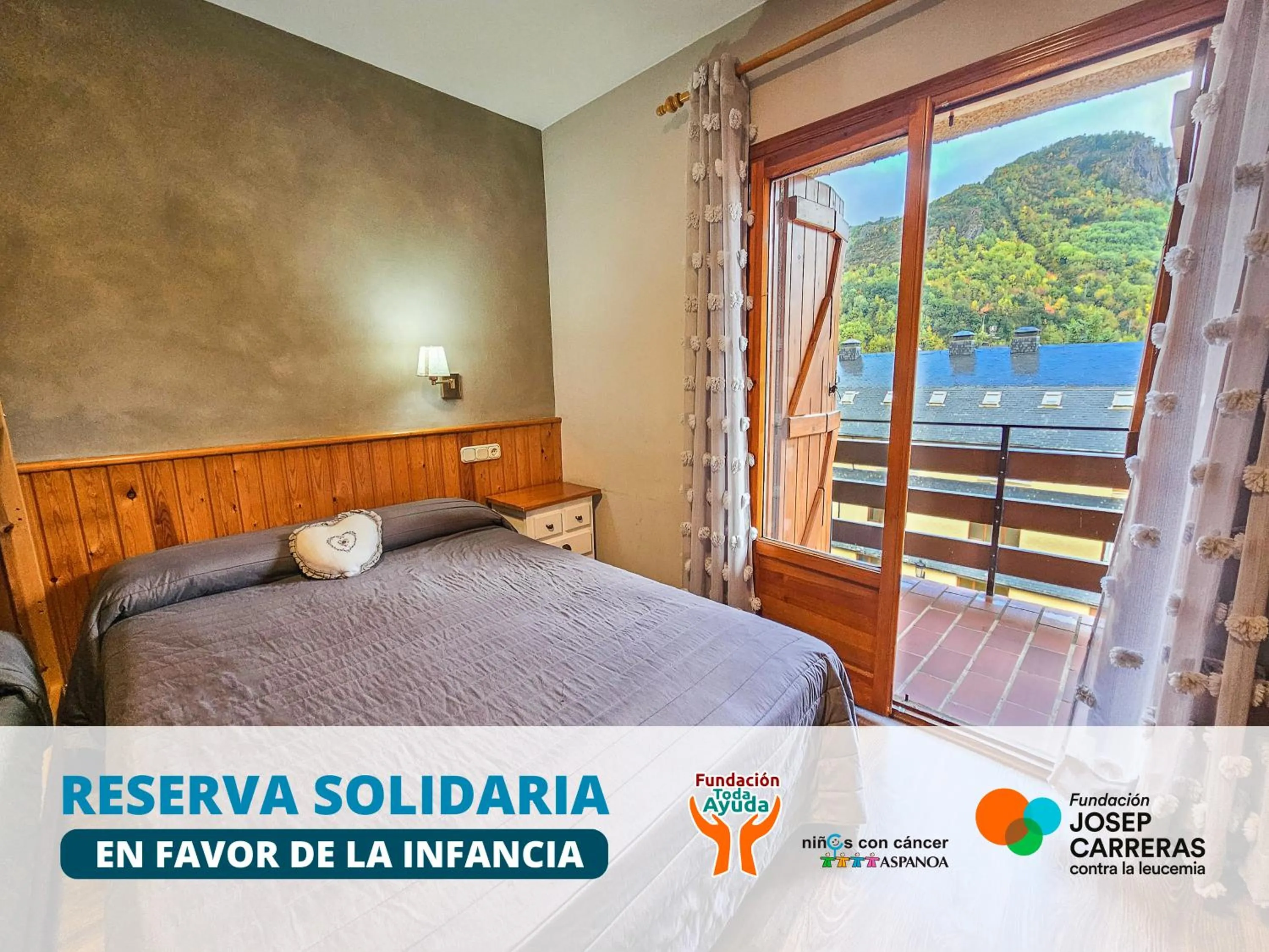 Bed in Hotel Casa Morlans 3000