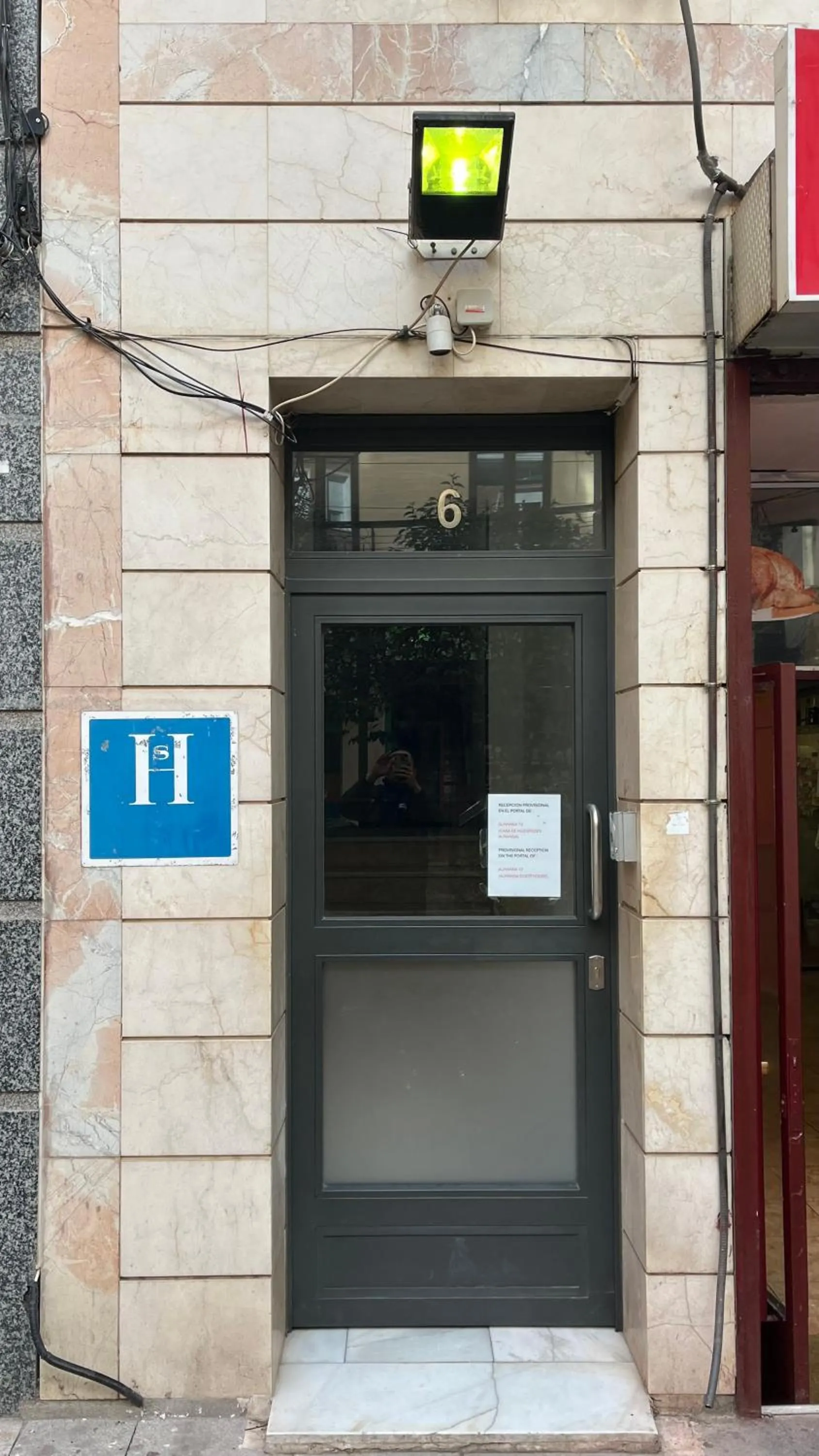 Property building in Hostal Las Vegas