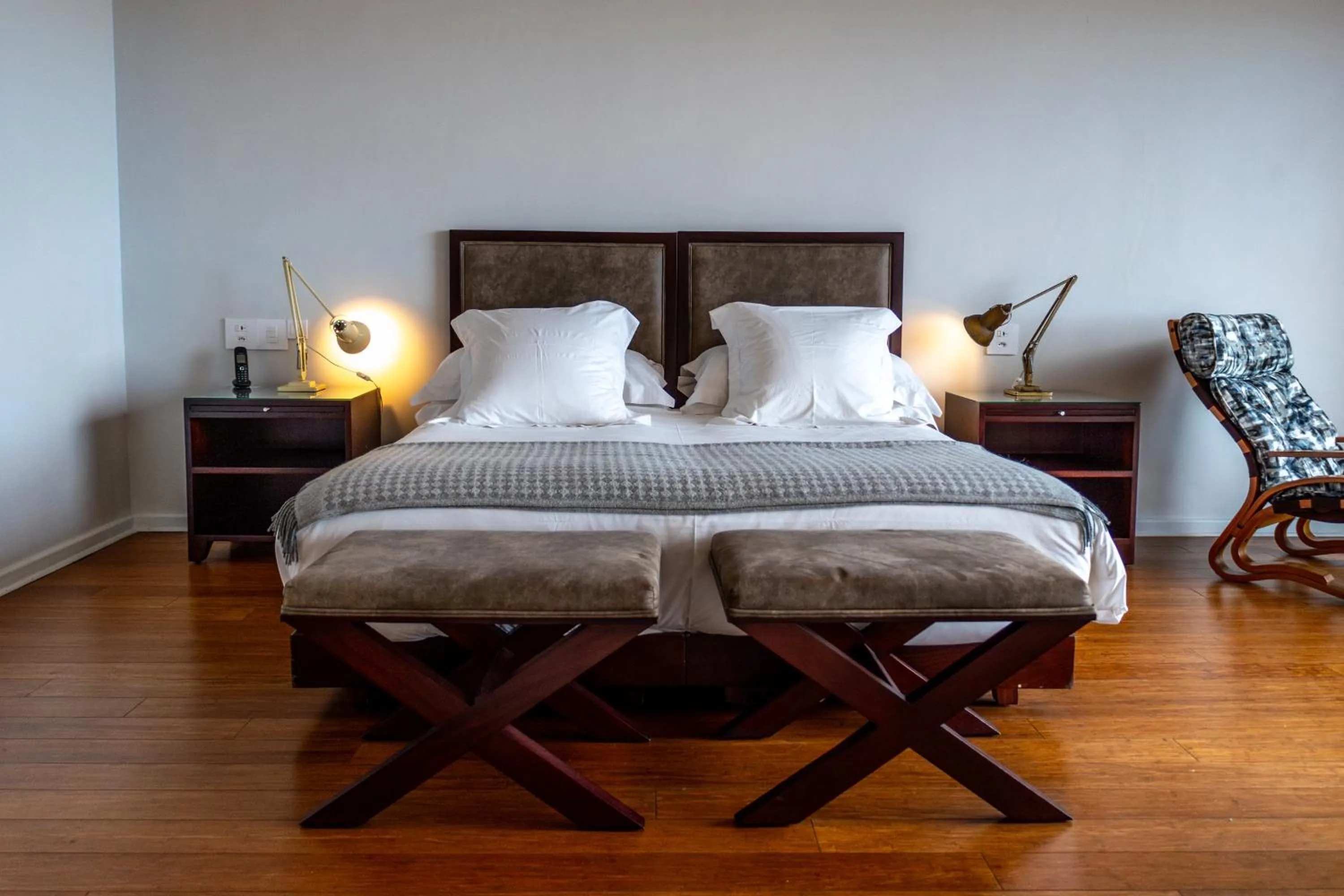 Bed in Schulphoek Seafront House