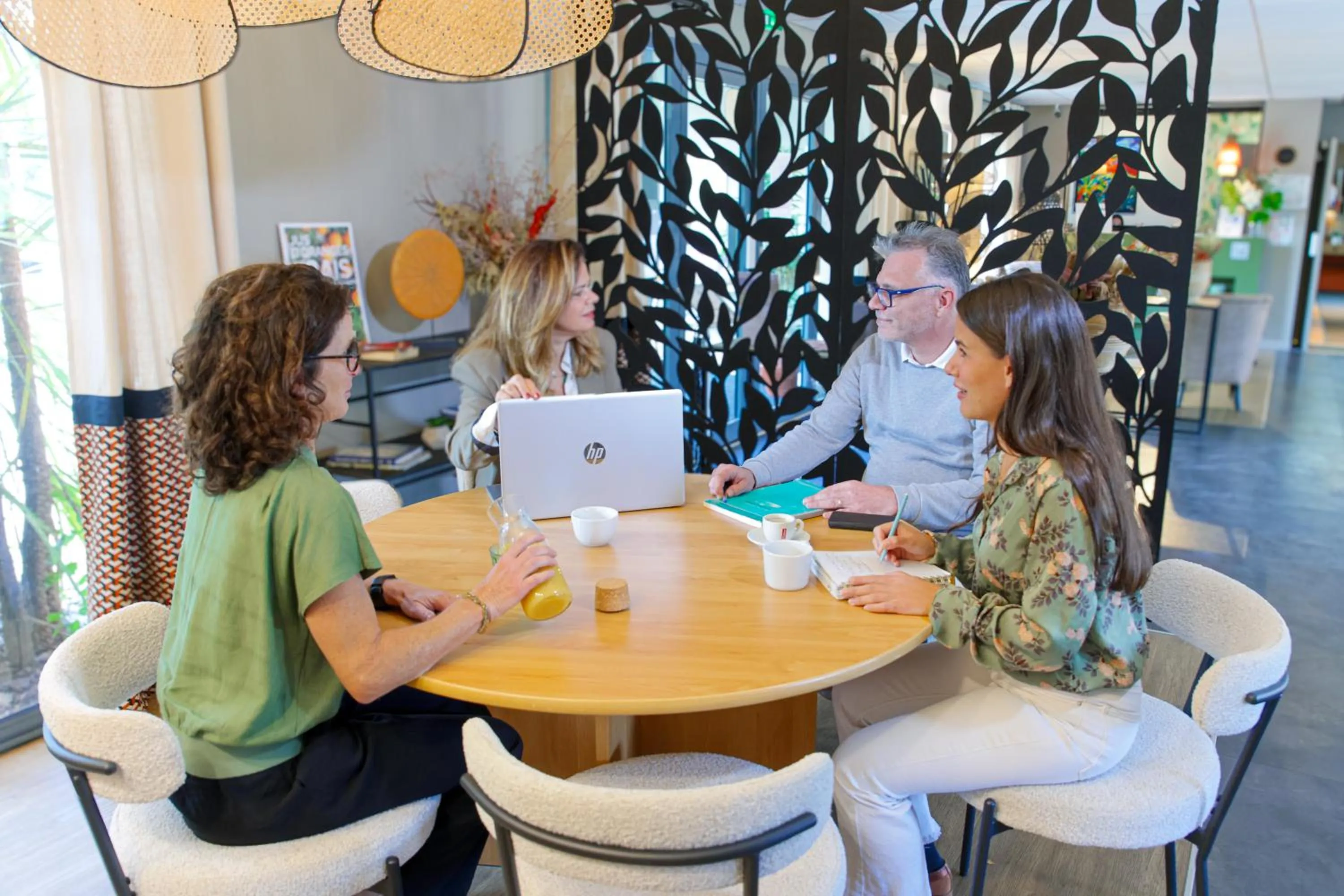 Seating area in Hôtel & Events LE PATIO OCCITAN Toulouse Ouest - Cugnaux
