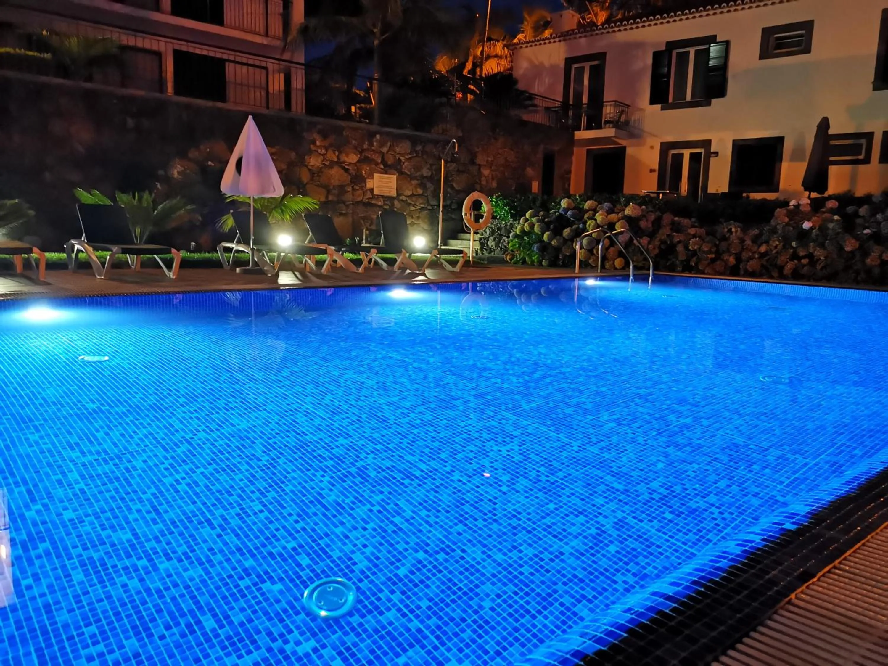 Pool view in Casa da Capelinha