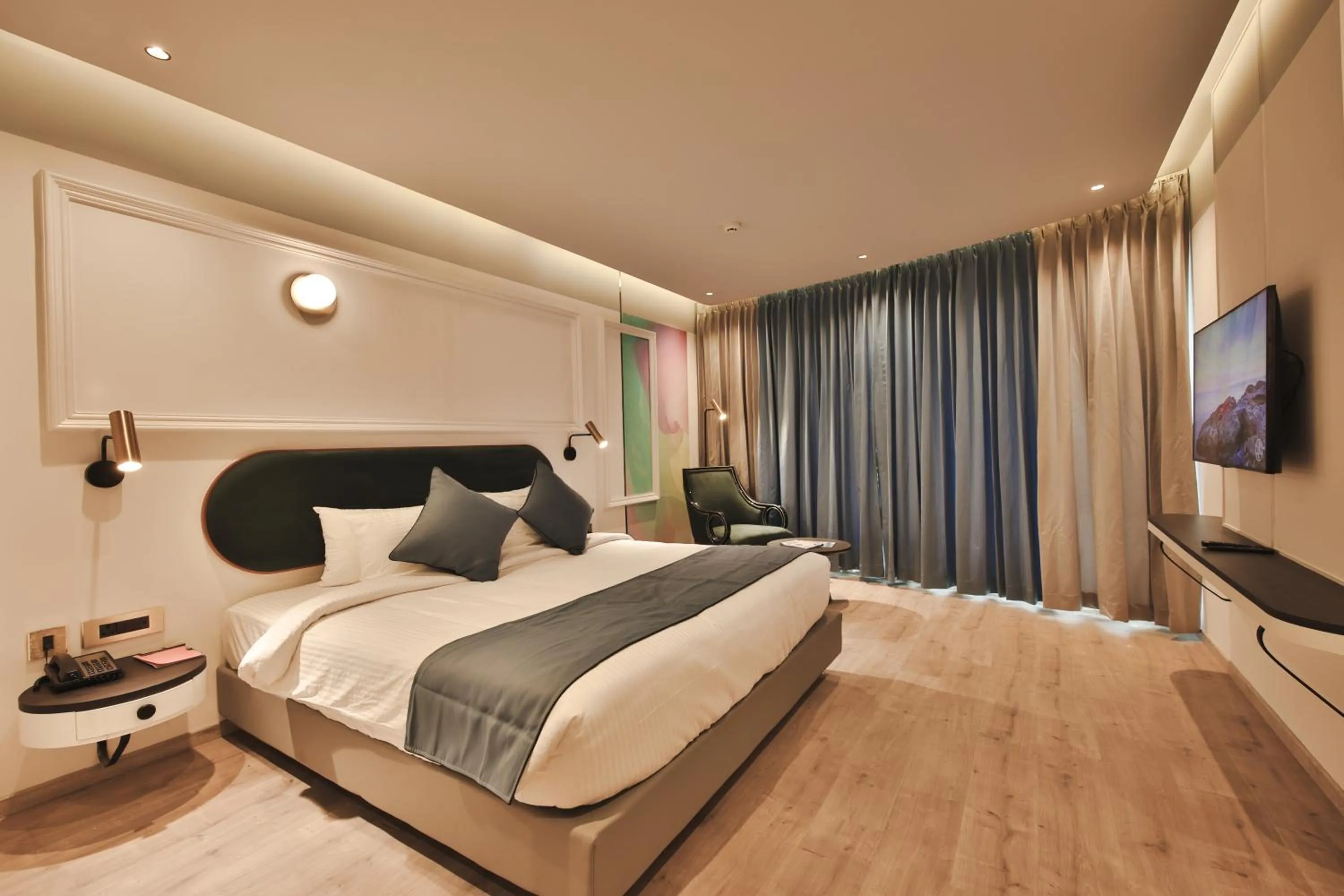 Bedroom in Pushpak Grande