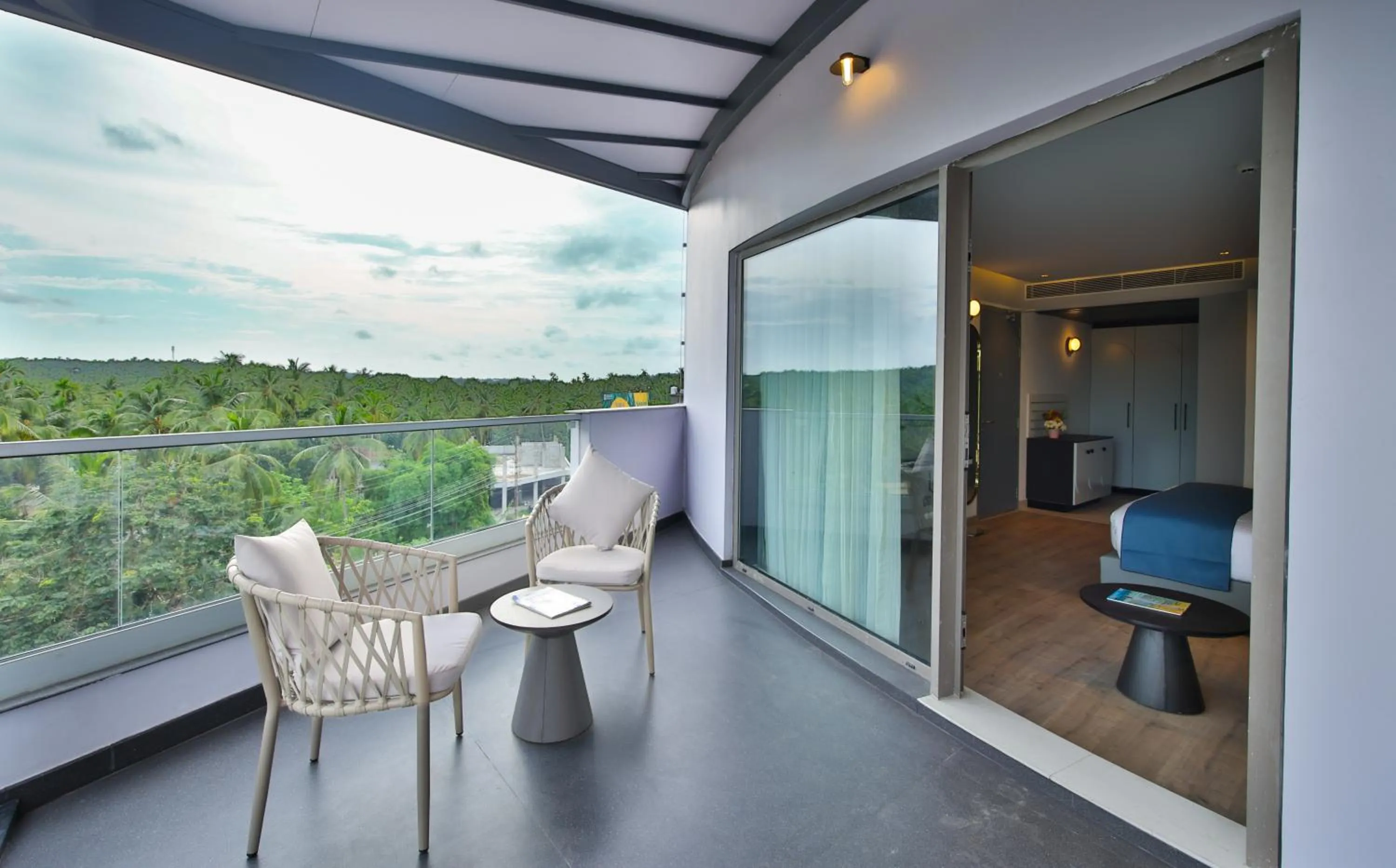 Balcony/Terrace in Pushpak Grande