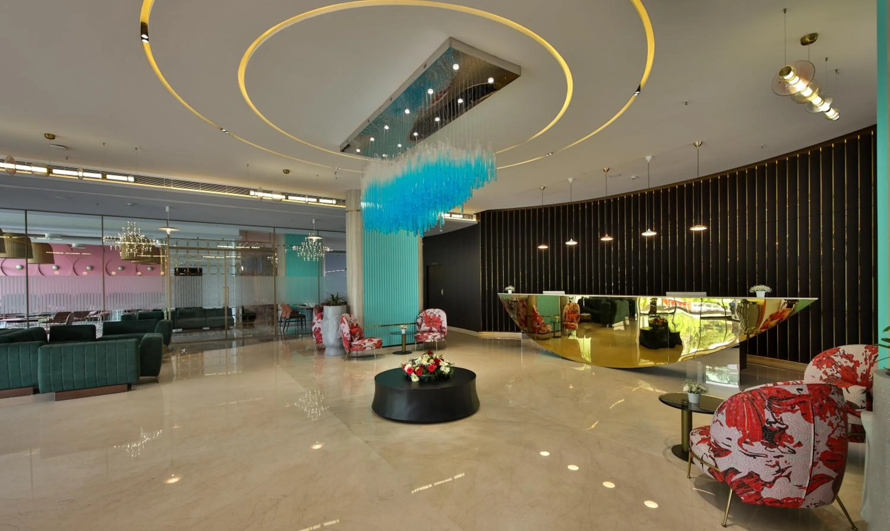 Lobby or reception in Pushpak Grande