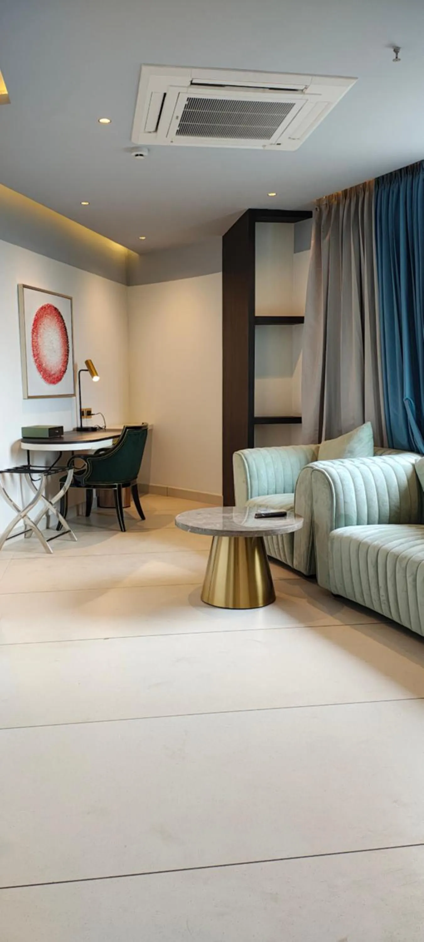 Seating area in Pushpak Grande