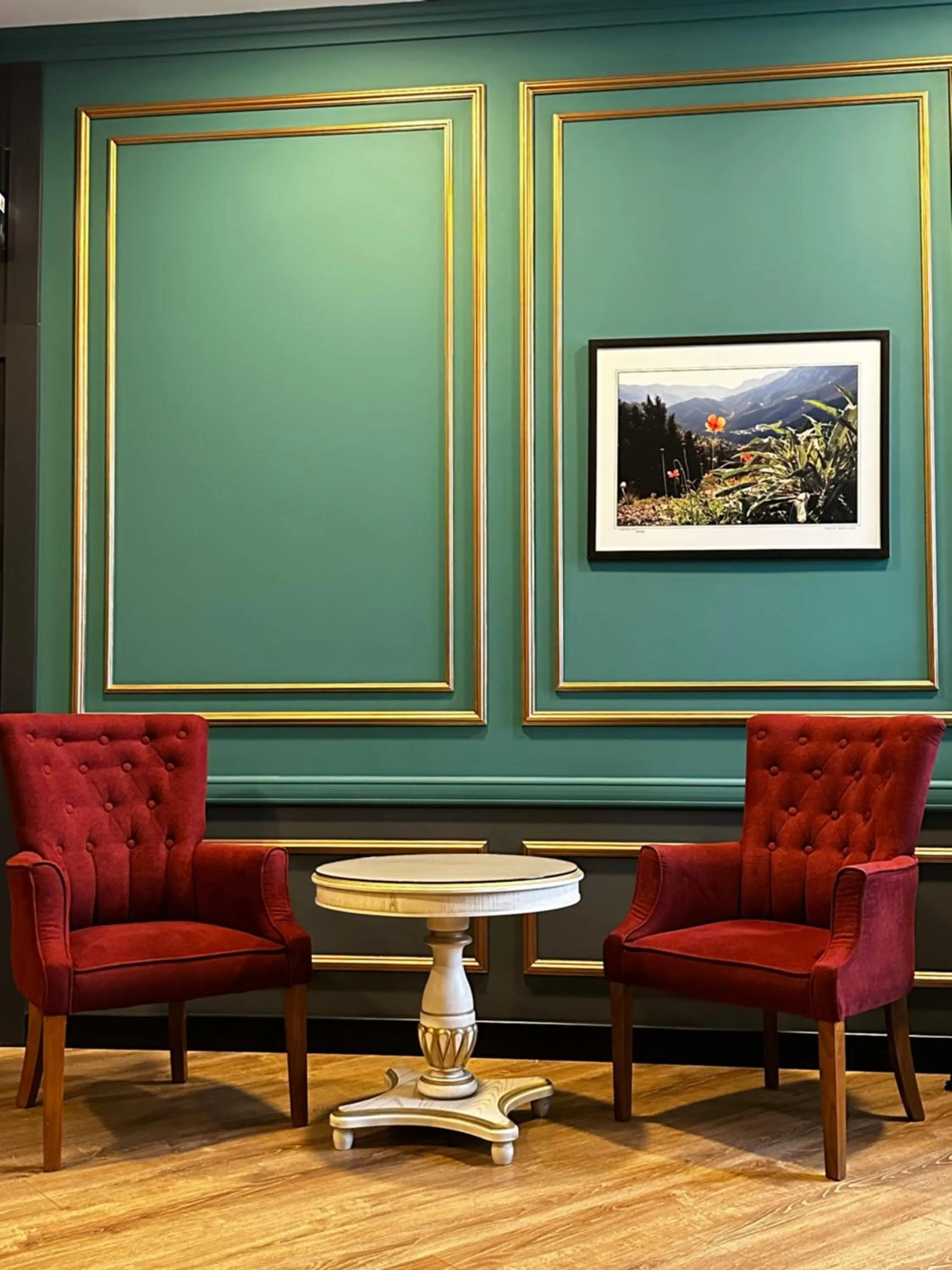 Seating area in Silk Road Kokand Hotel