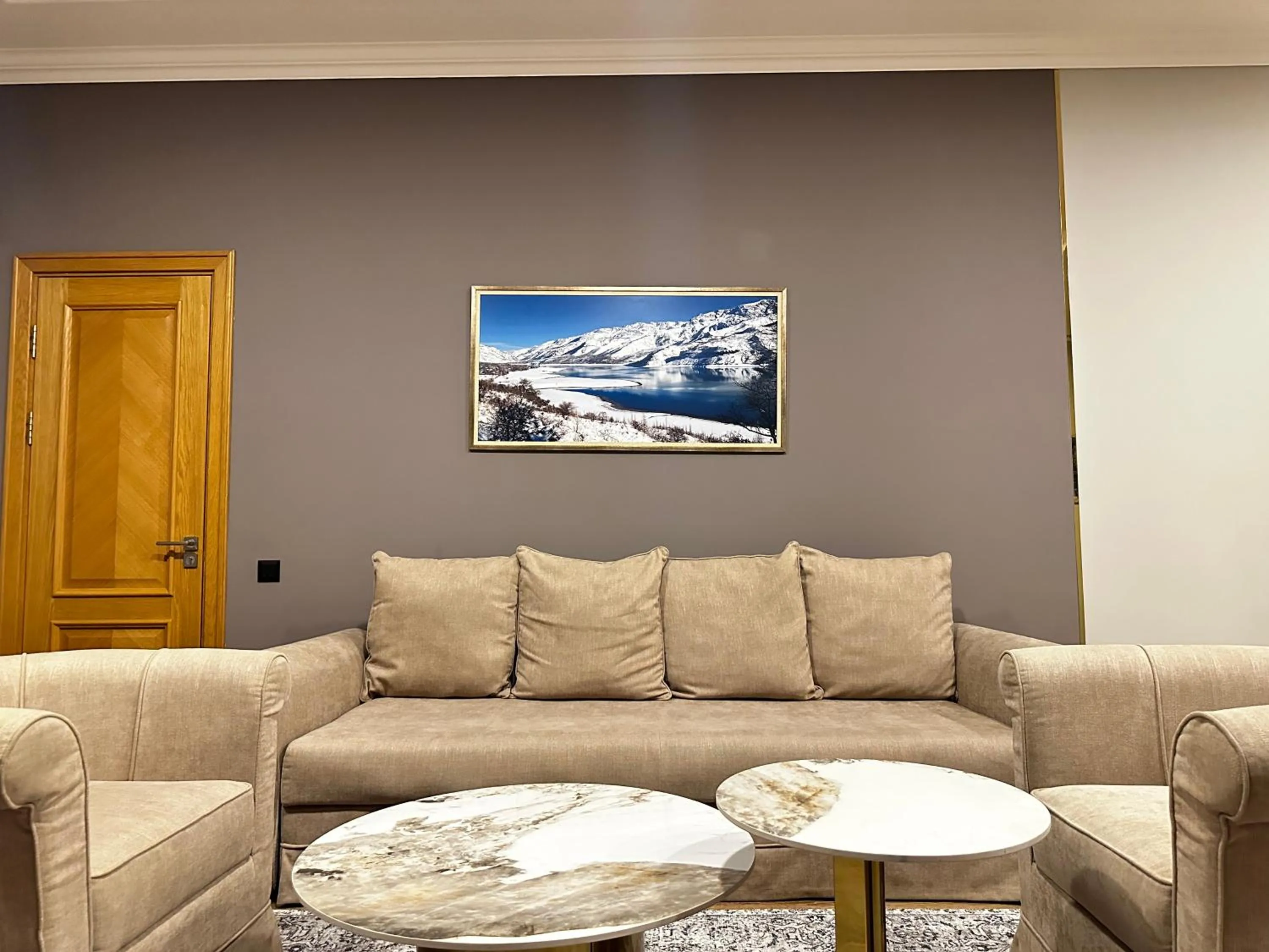 Seating area in Silk Road Kokand Hotel