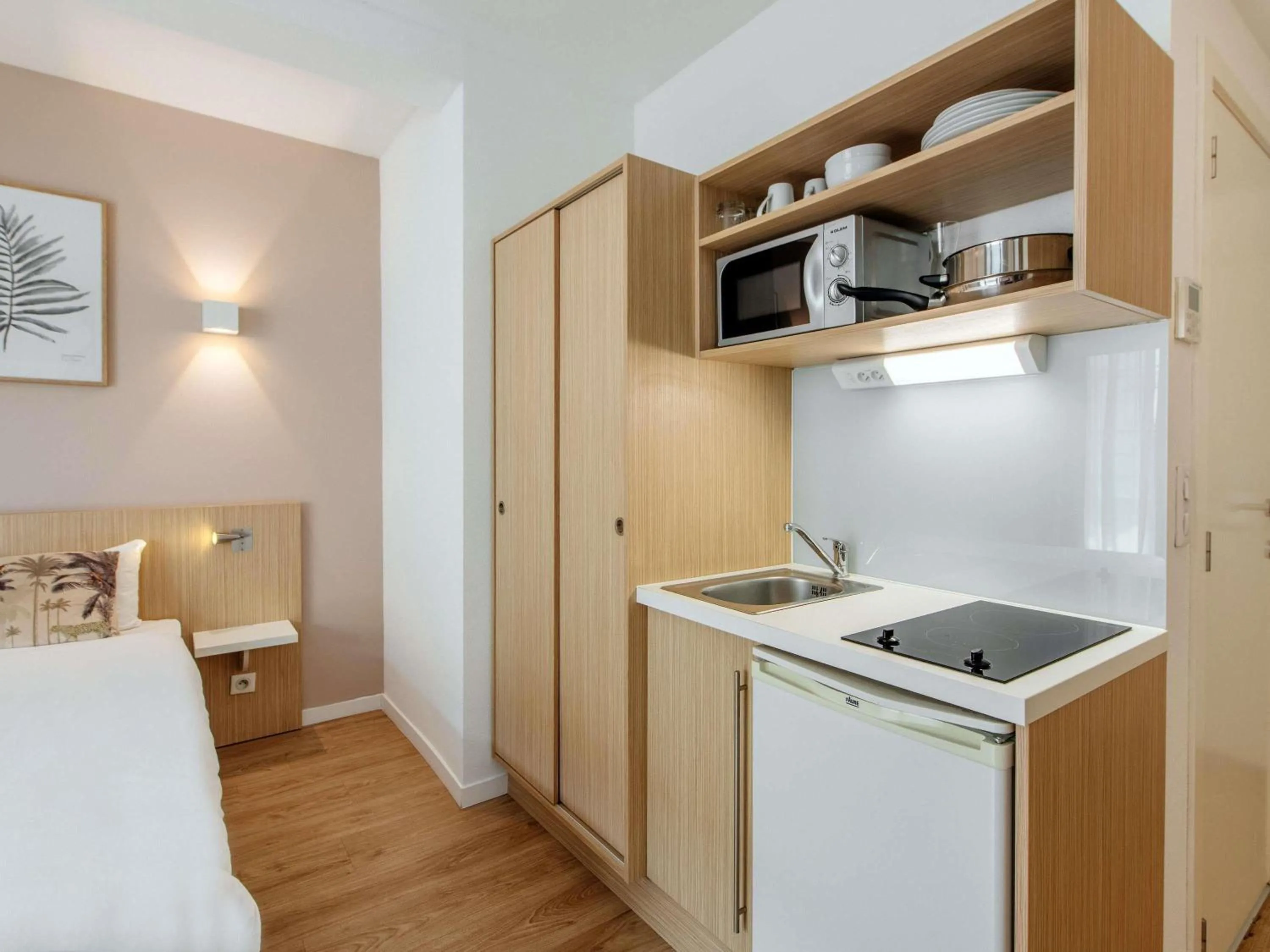 Bedroom in Aparthotel Adagio Access Bruxelles Europe Aparthotel