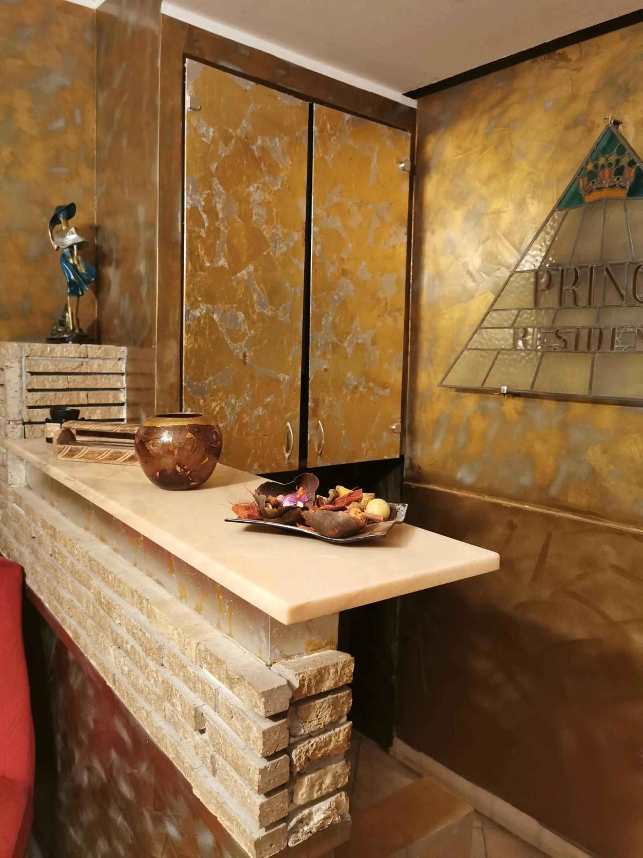 Decorative detail in Prince Residence Apartments