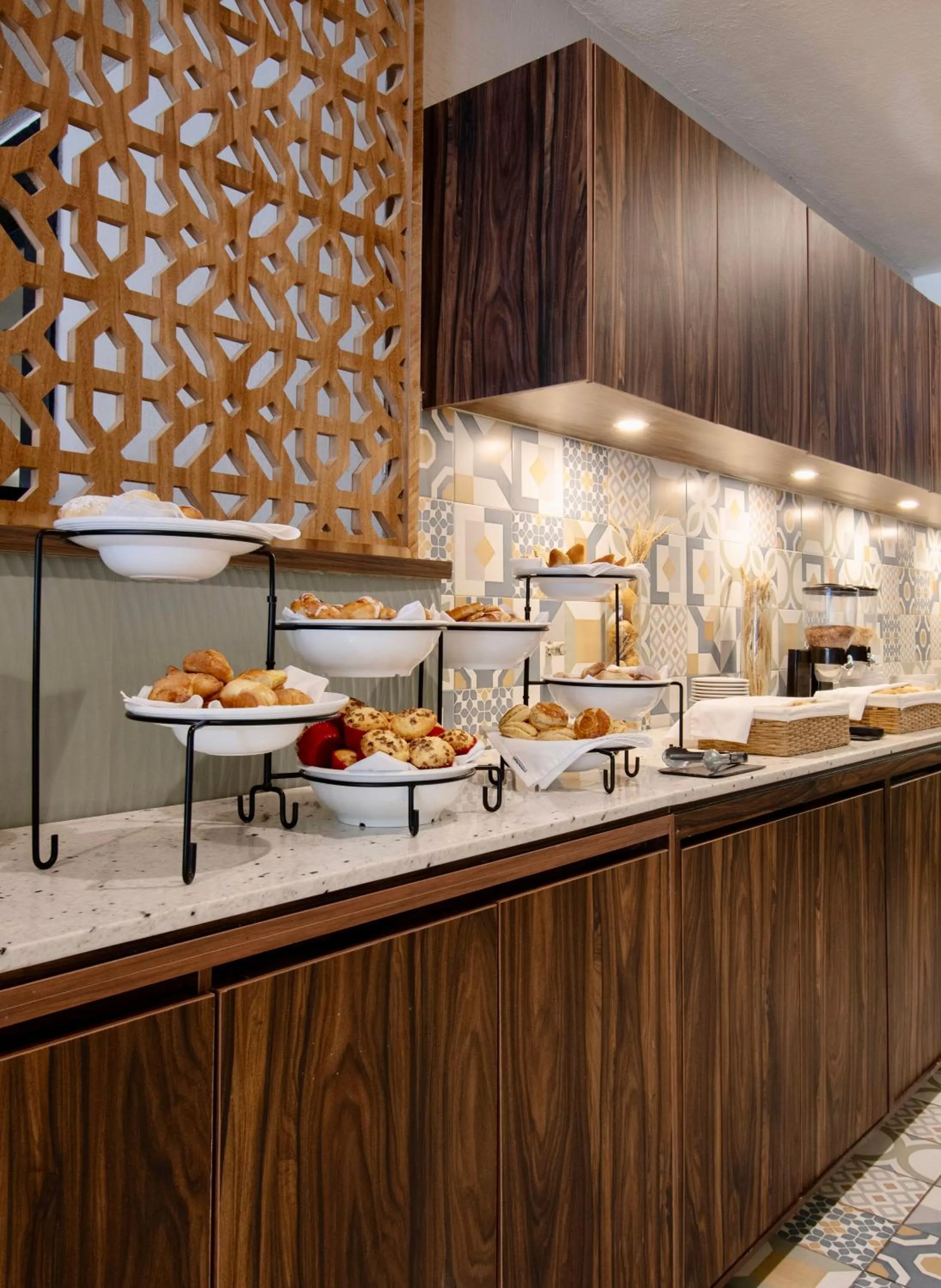 Buffet breakfast in Hotel Plaza Diana