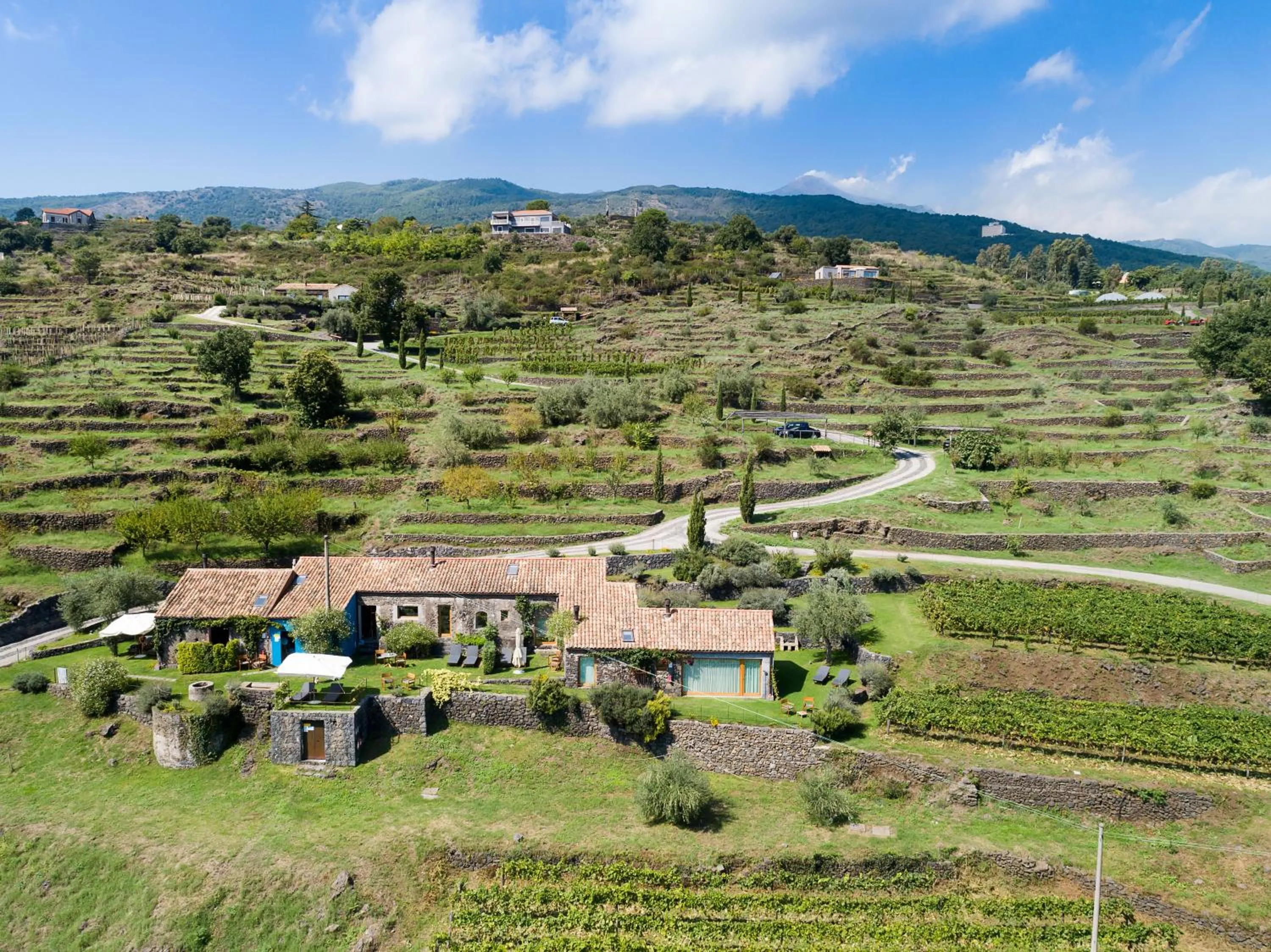 Natural landscape in Monaci delle Terre Nere