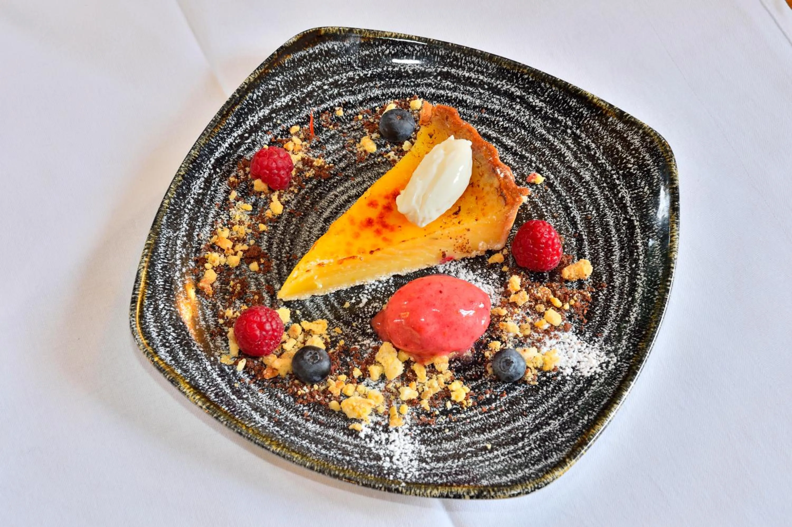 Food close-up in The Roundabout Hotel