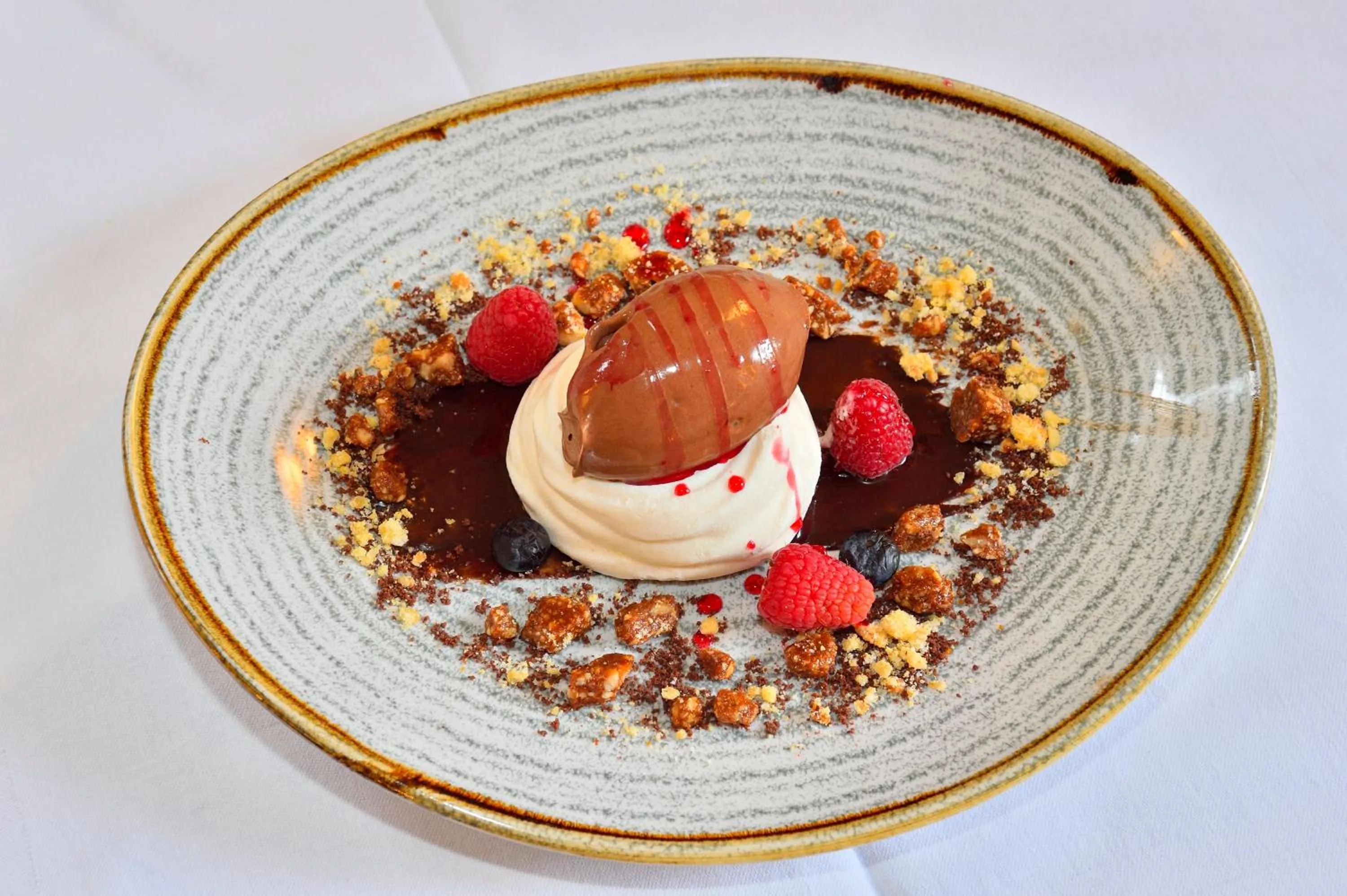 Food close-up in The Roundabout Hotel