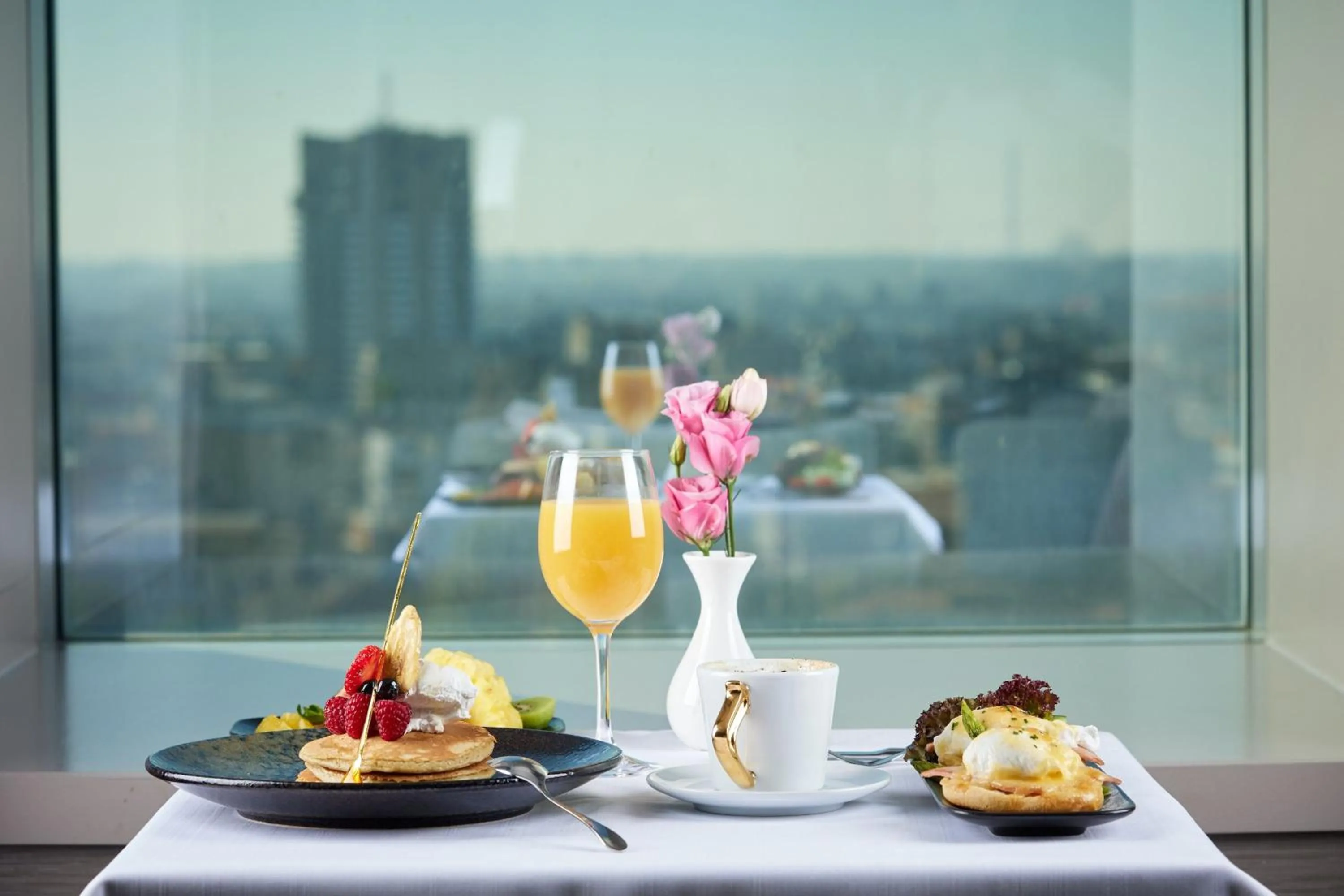 Breakfast in Sheraton Bucharest Hotel
