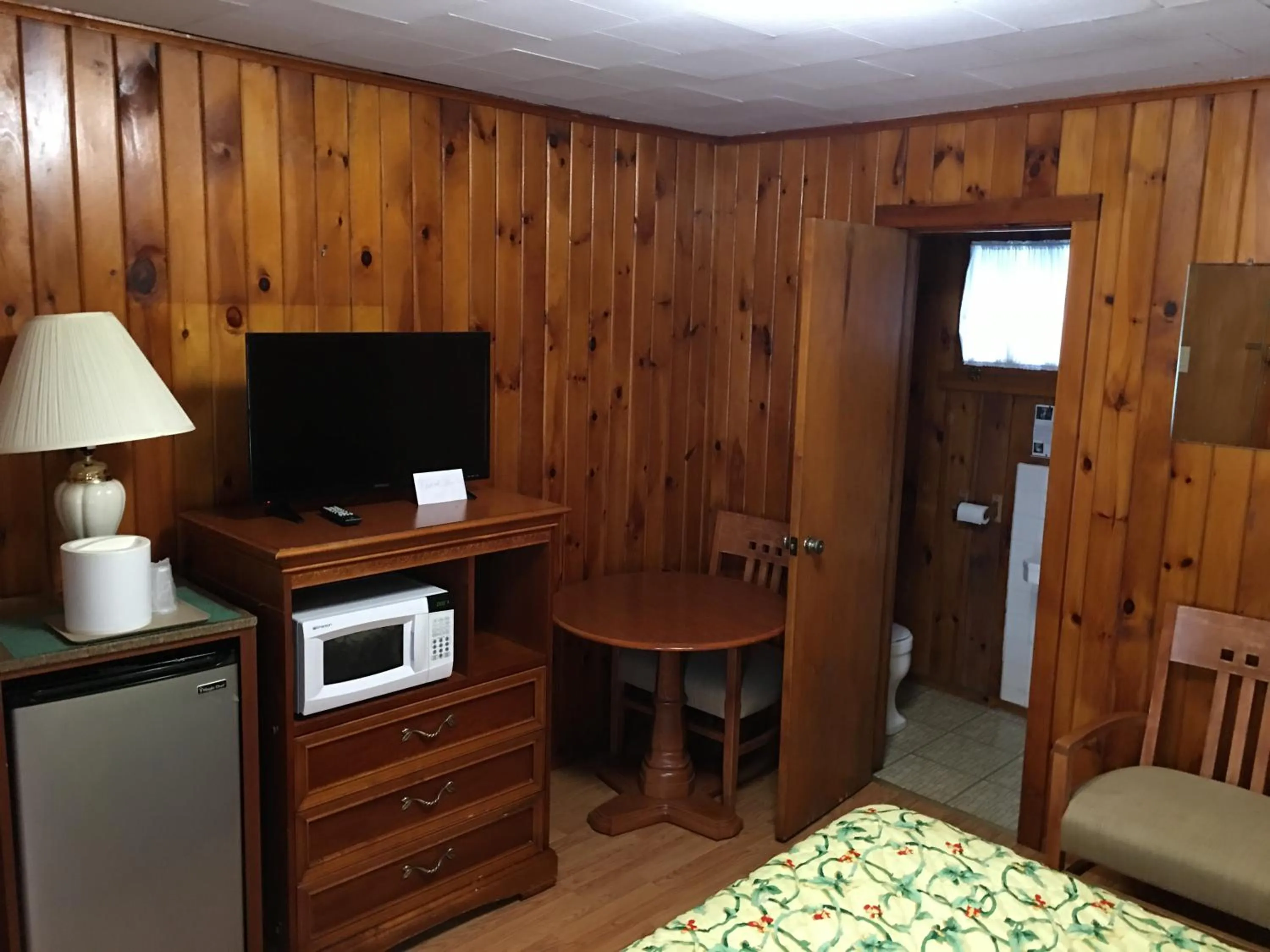 Toilet in Doray Motel Lake George