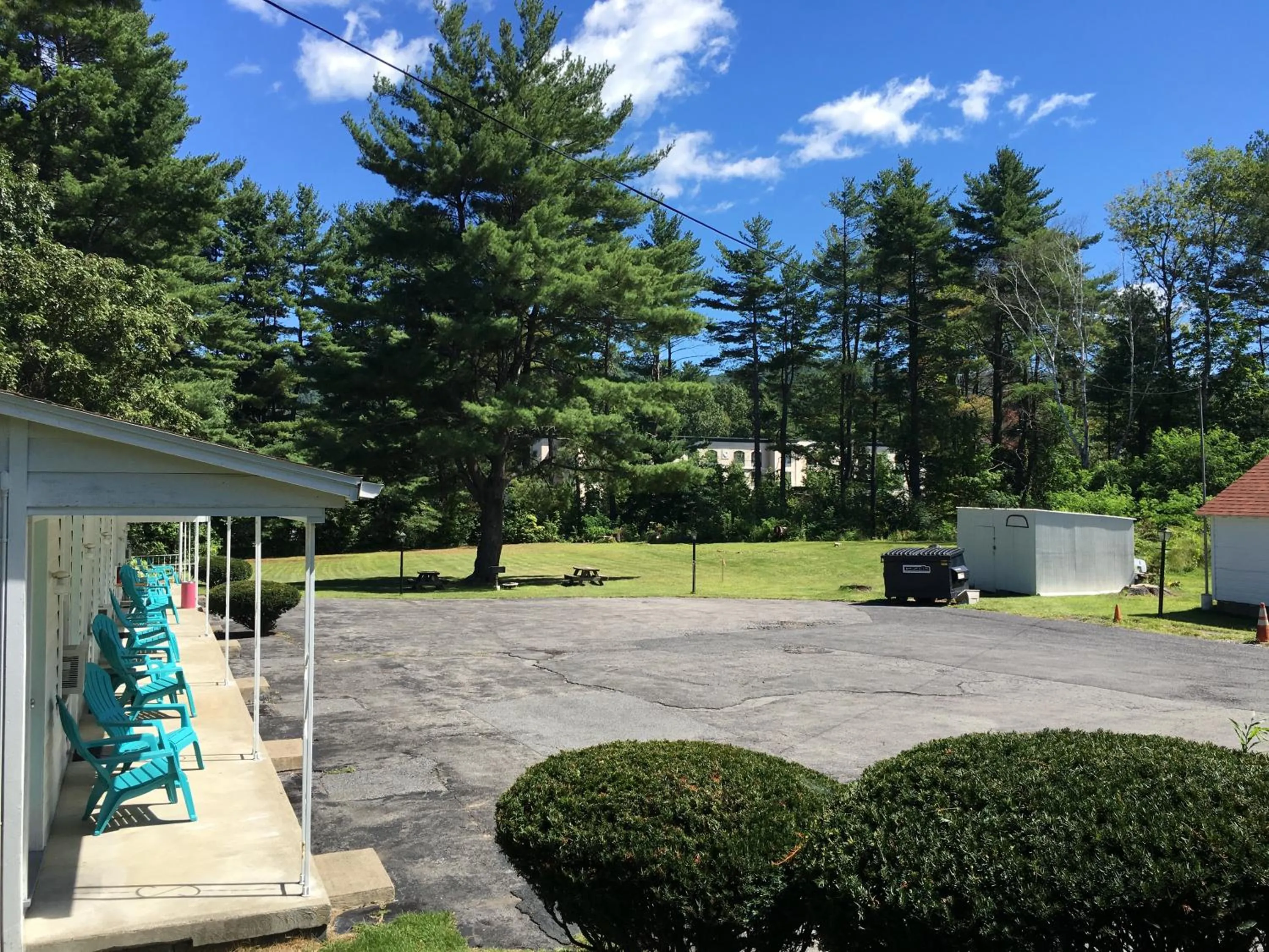Balcony/Terrace in Doray Motel Lake George