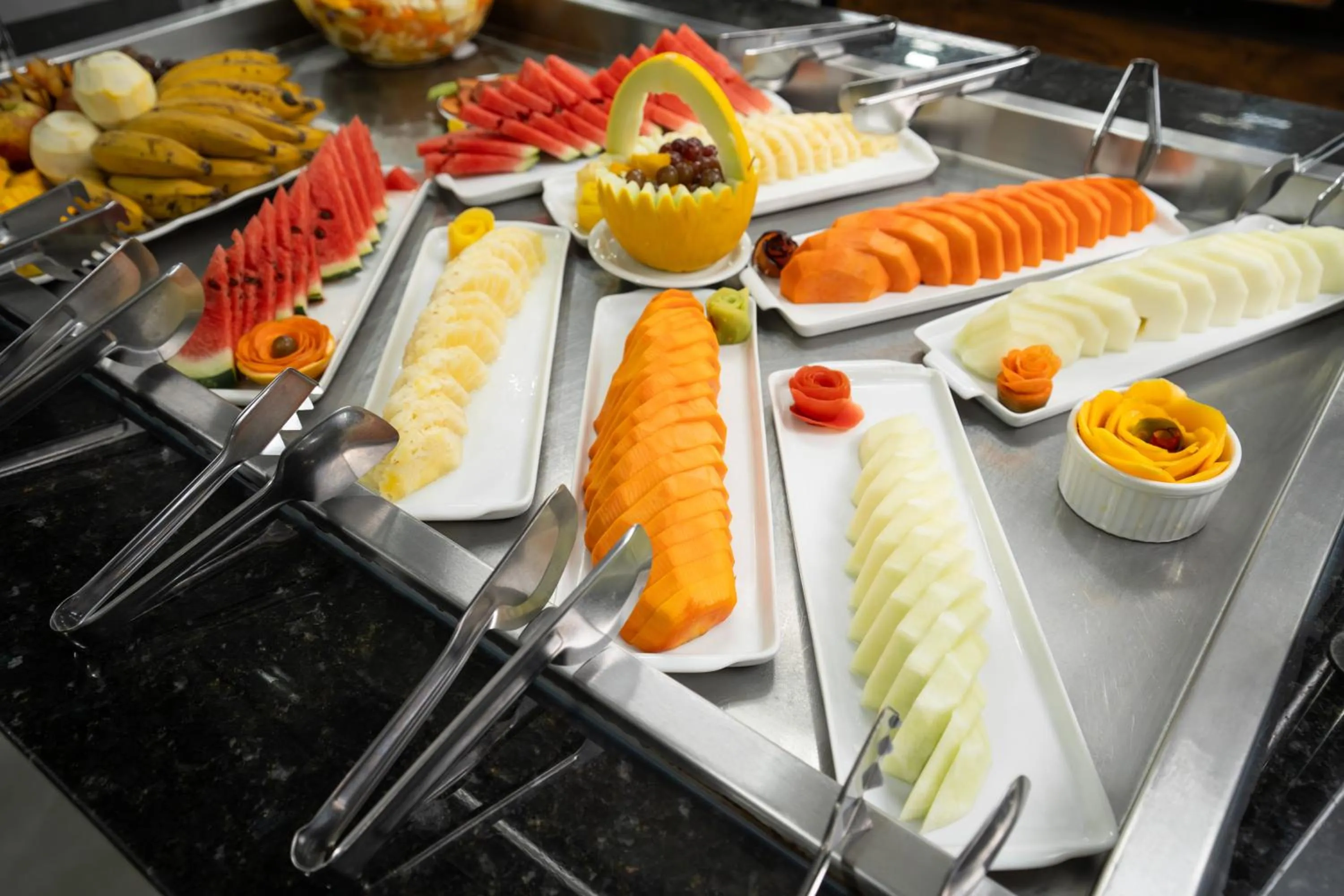 Buffet breakfast in Boulevard Beach Canasvieiras Hotel