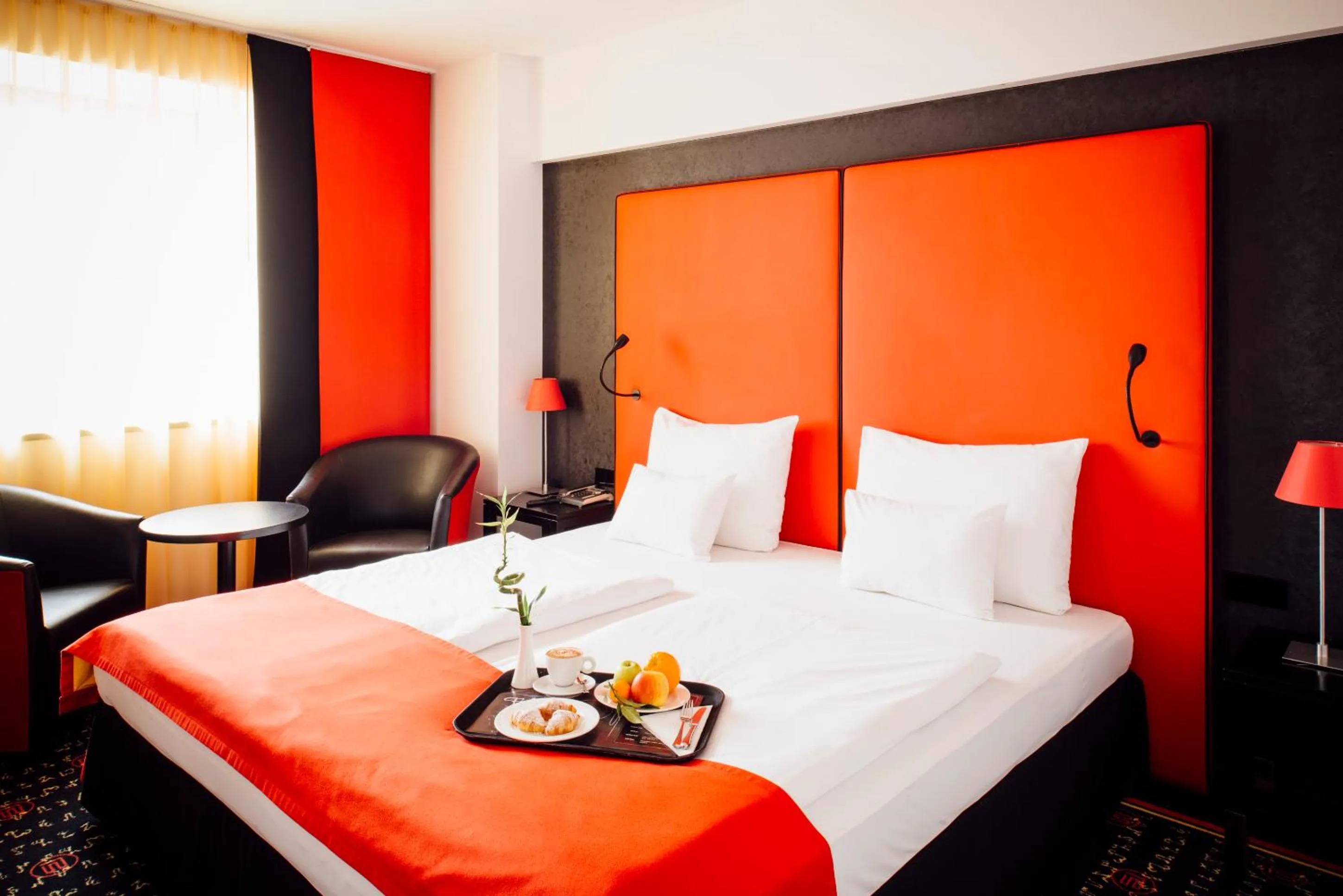 Bedroom, Bed in Vienna House Easy by Wyndham Bucharest Airport