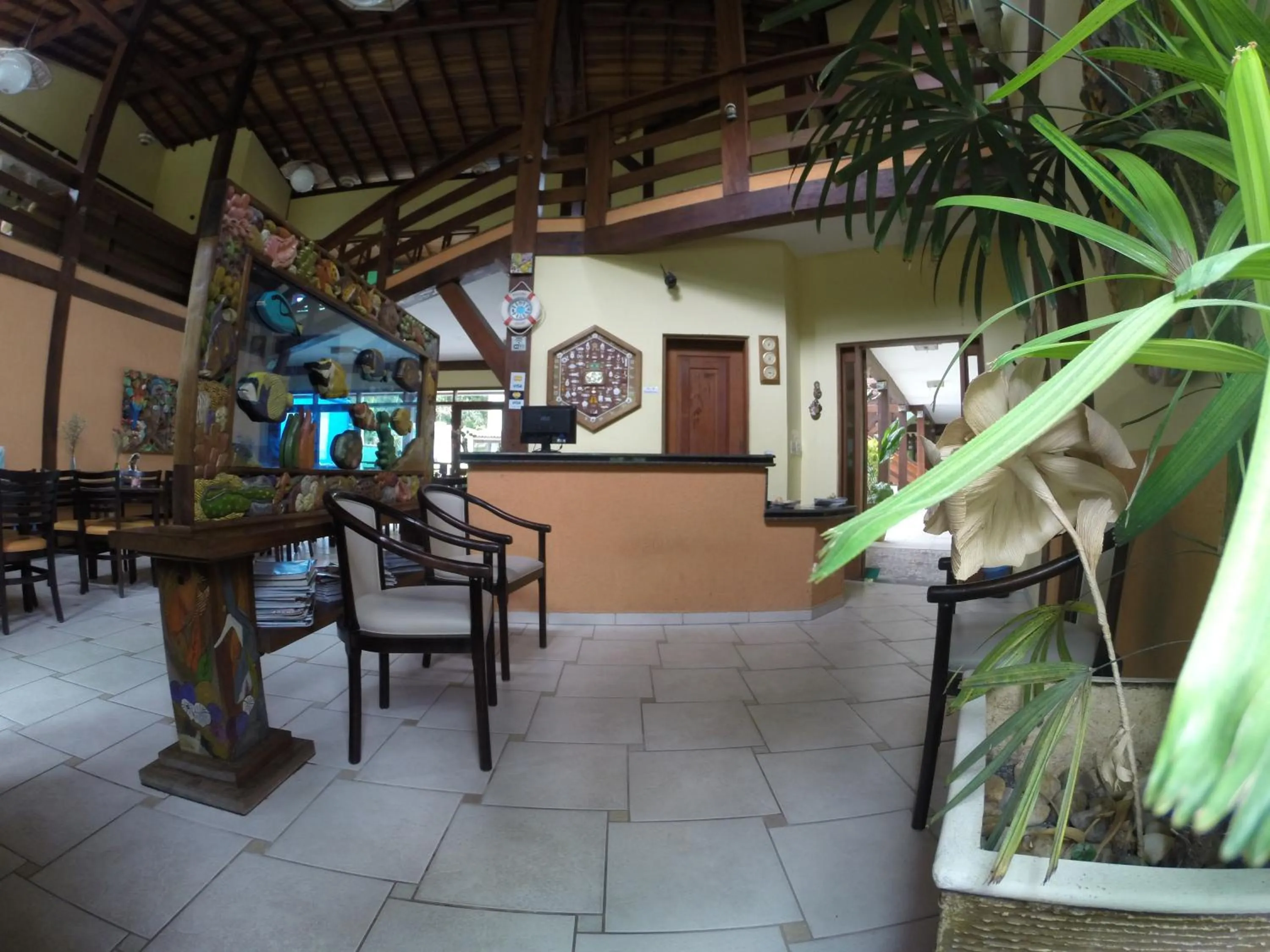 Lobby or reception in Recanto Verde Praia Hotel Juquehy