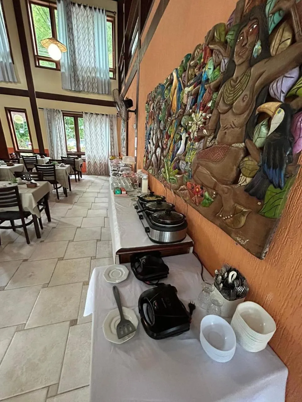 Breakfast in Recanto Verde Praia Hotel Juquehy