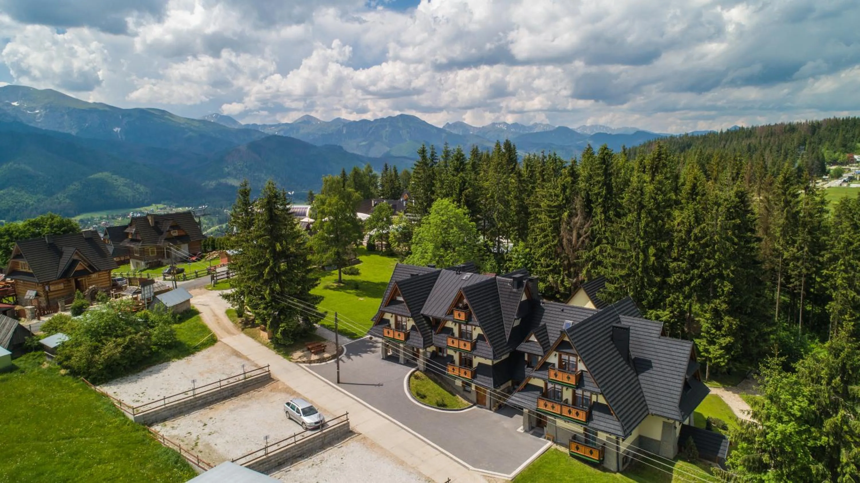 Garden view in Willa Na Szczycie