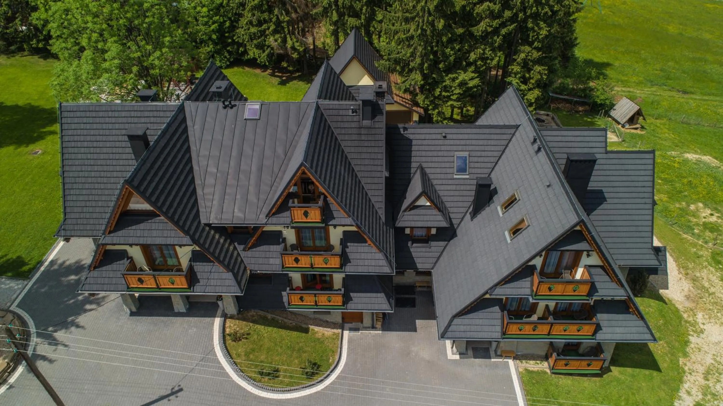Bird's eye view in Willa Na Szczycie