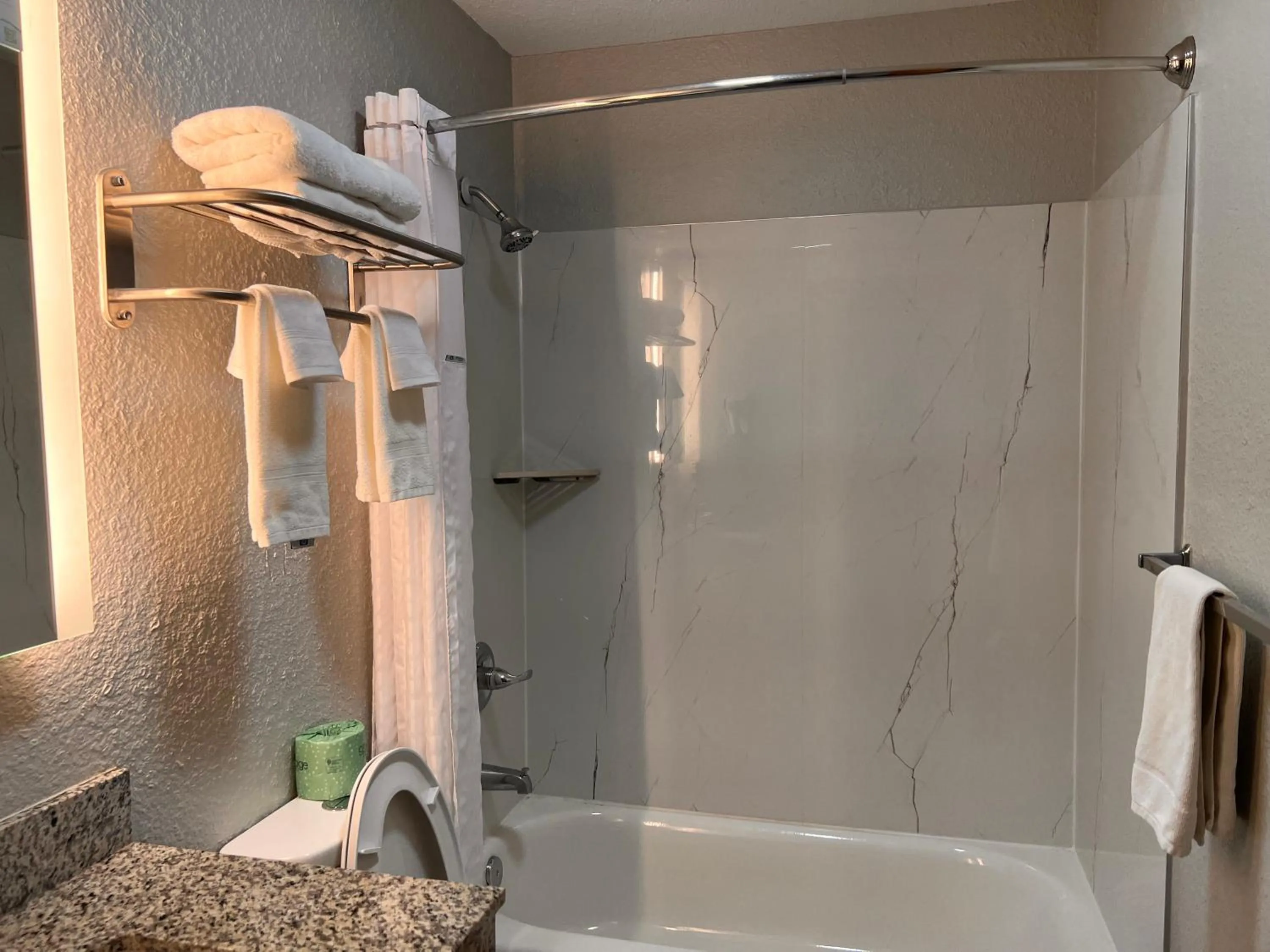 Bathroom in Super 8 by Wyndham Elizabethtown